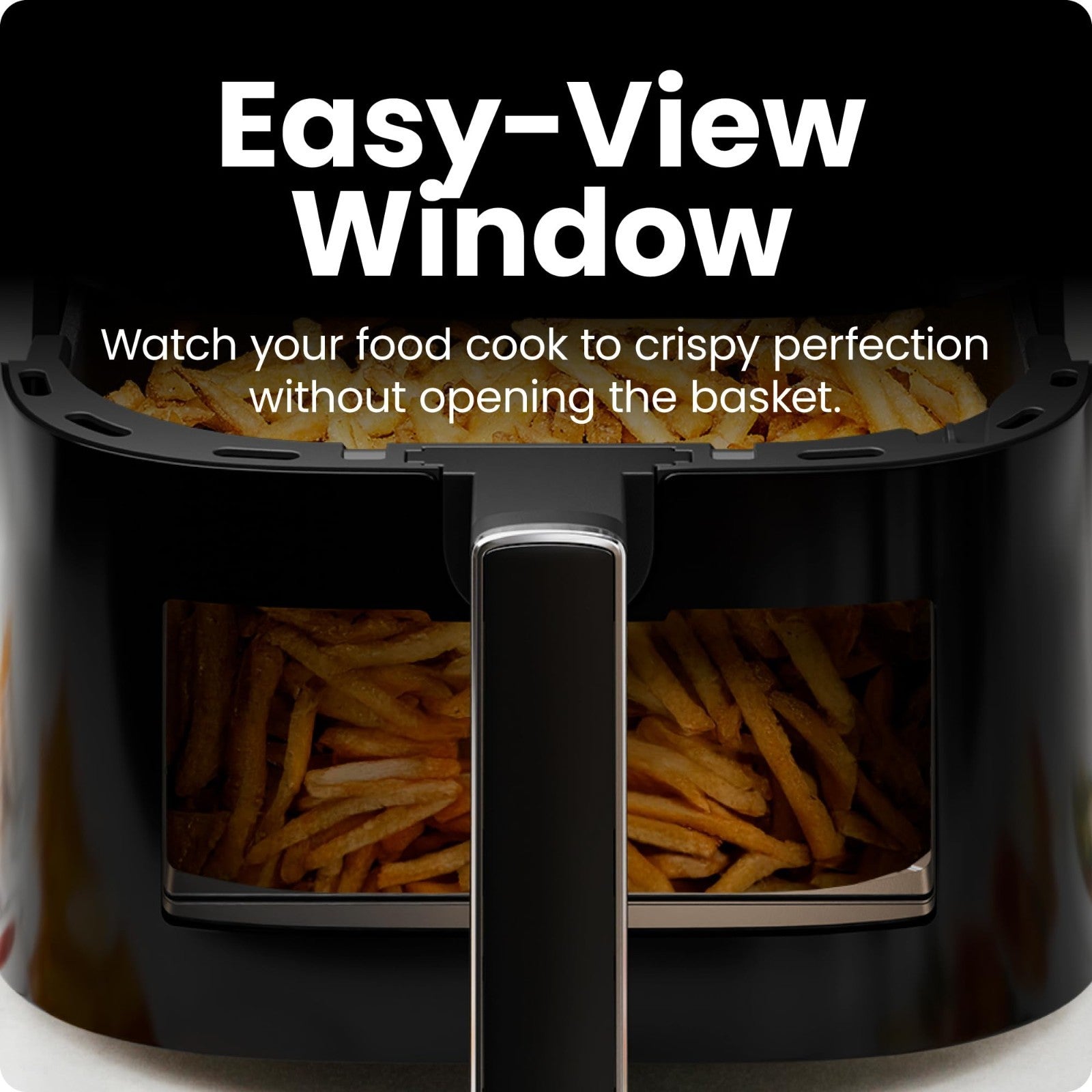 6QT Air Fryer Compact with Hi Fry Technology, Touch Controls & Easy View Window7