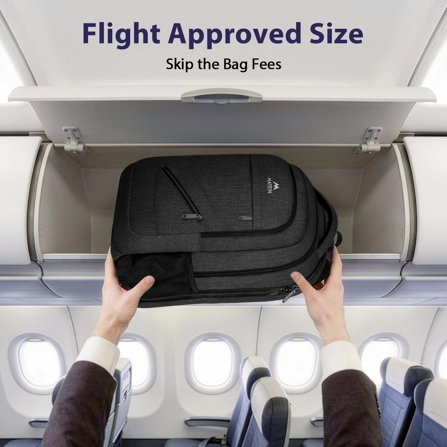 Large Laptop Backpack for Work & College, 17 Inch Computer Bookbag, Travel Bag5