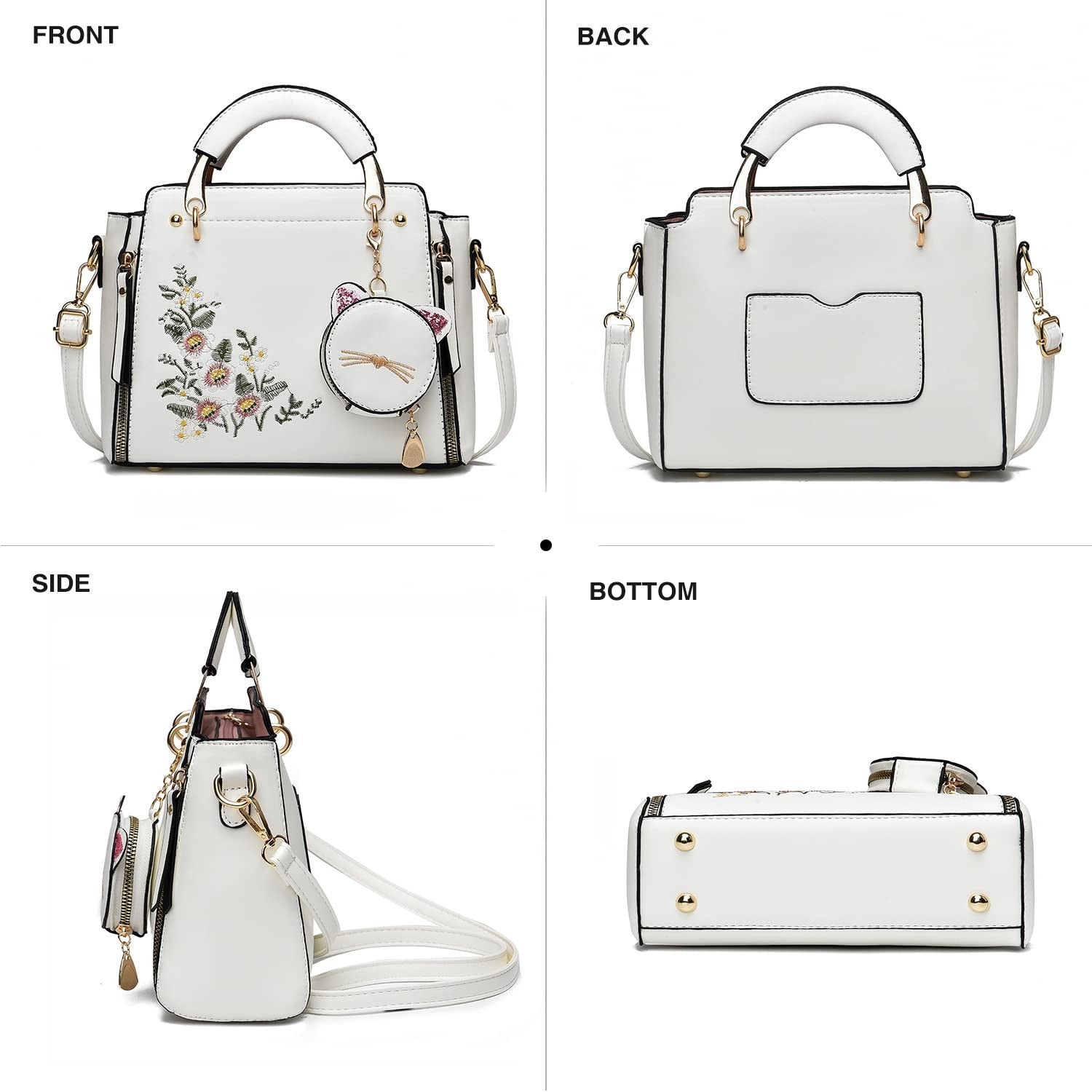 Stylish Women's Crossbody Handbags - Top Handle Satchel & Small Tote Bags4