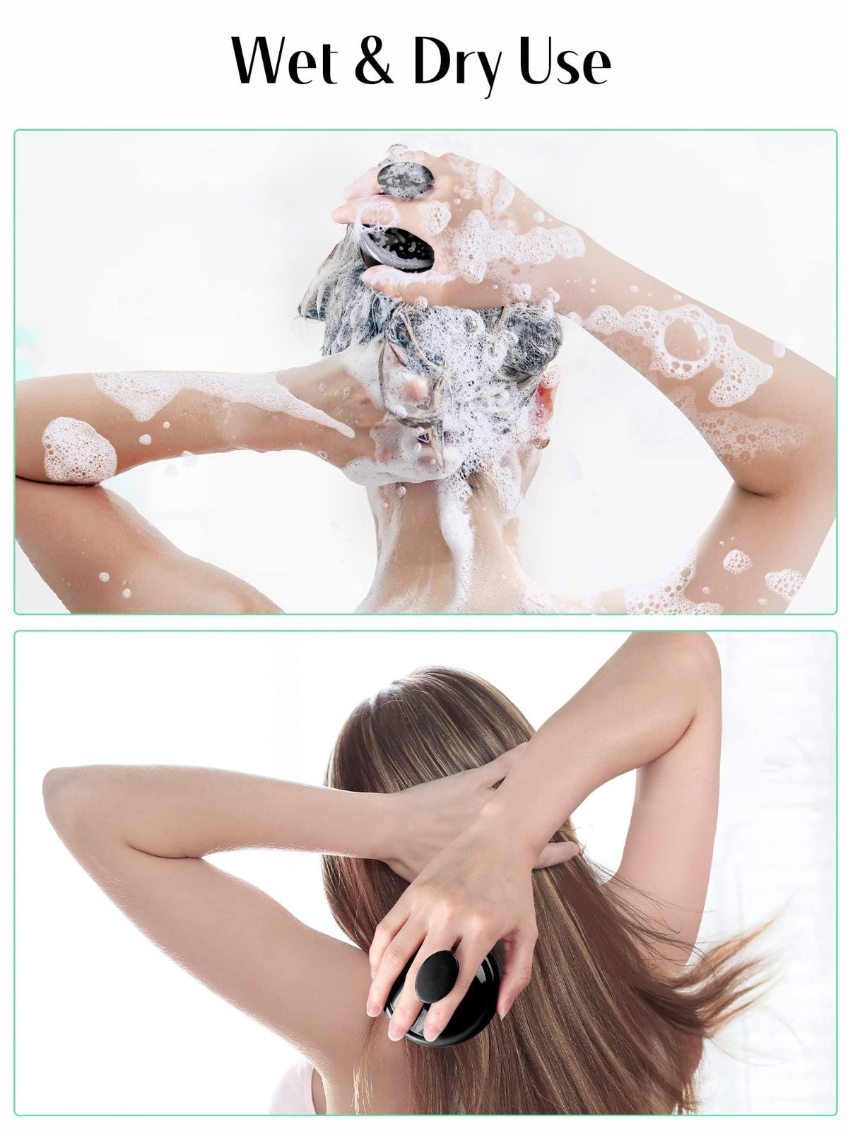 Scalp Massager Shampoo Brush   Soft Silicone Scrubber for Hair Growth & Dandruff4