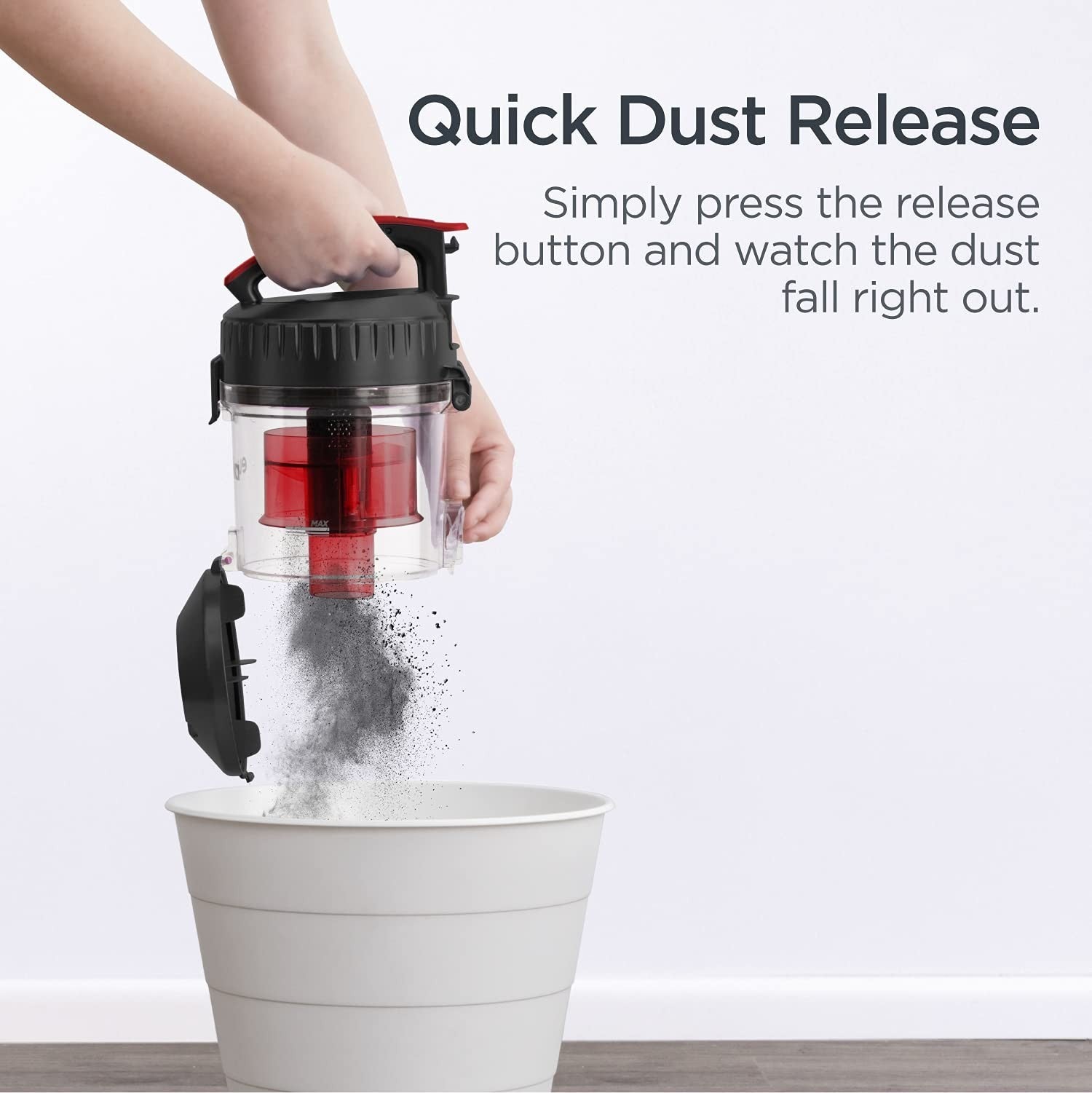 Lightweight Bagless Canister Vacuum Cleaner for Home, HEPA Filter, Power Suction4
