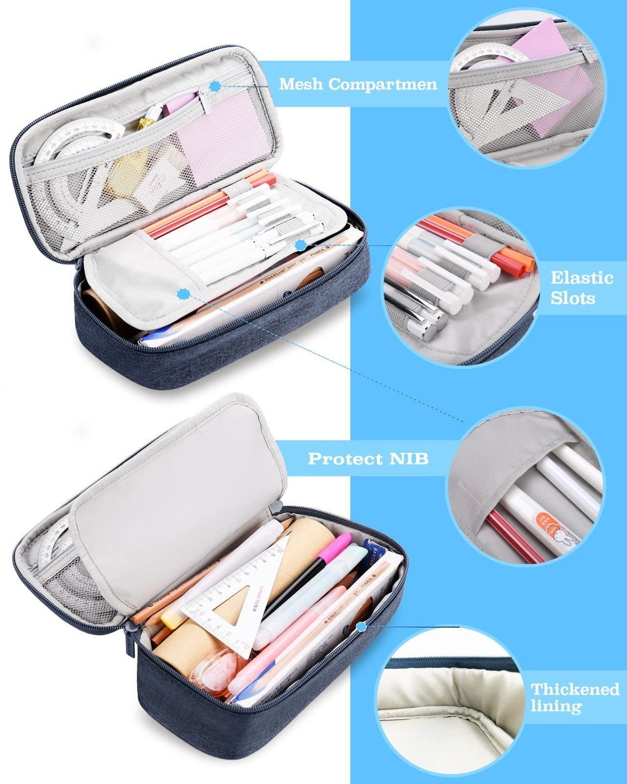 Large Capacity Pencil Case Pouch Bag for Kids   Ideal Gift for Boys & Girls5