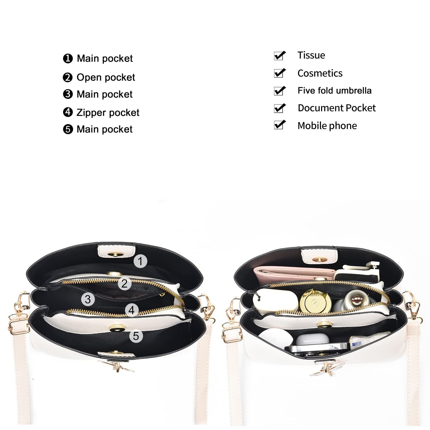 Stylish Lightweight Crossbody Bag for Women & Teens - Fashionable Handbag Purse3
