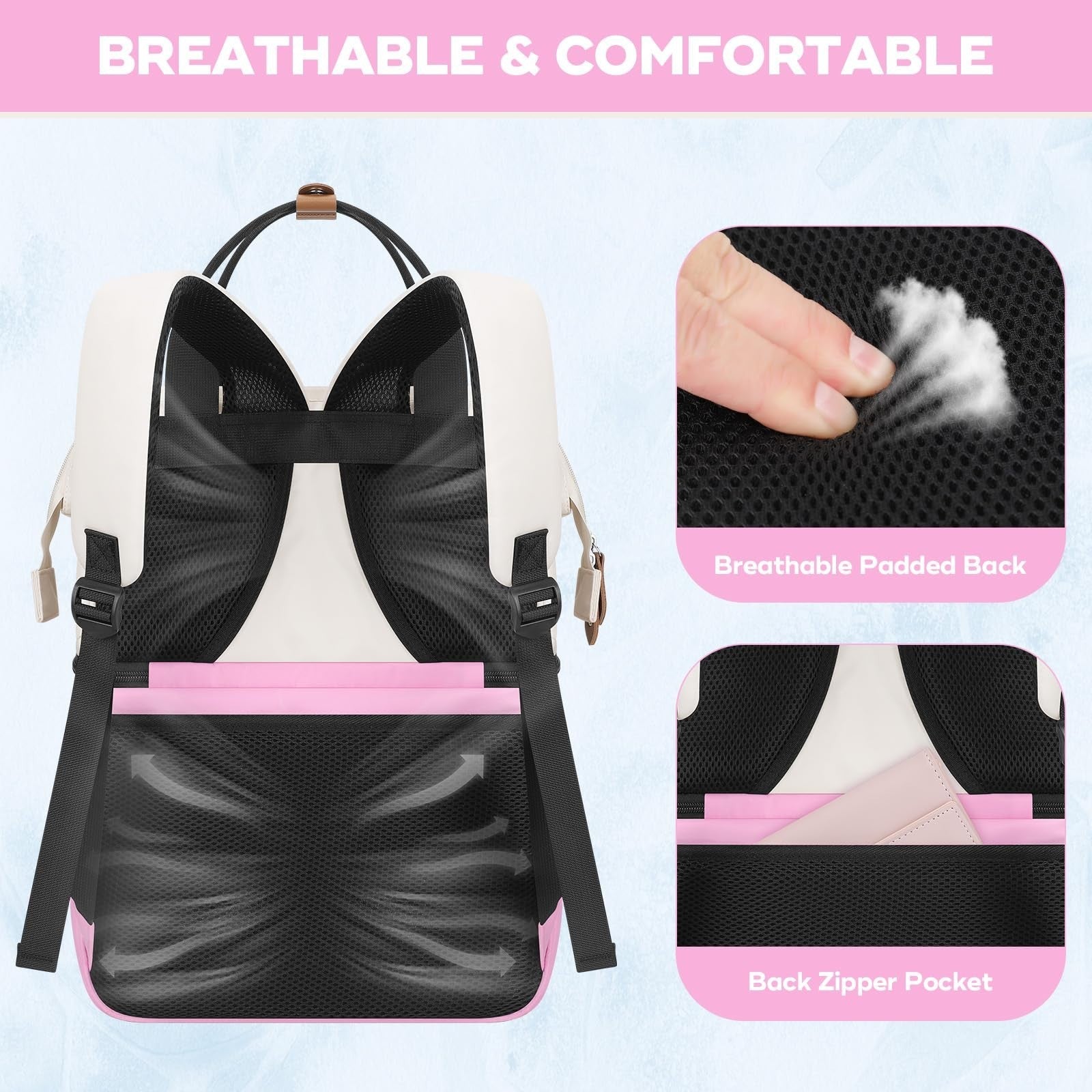 Insulated Backpack Cooler for 36 Cans - Lightweight, Leakproof, Ergonomic Design6