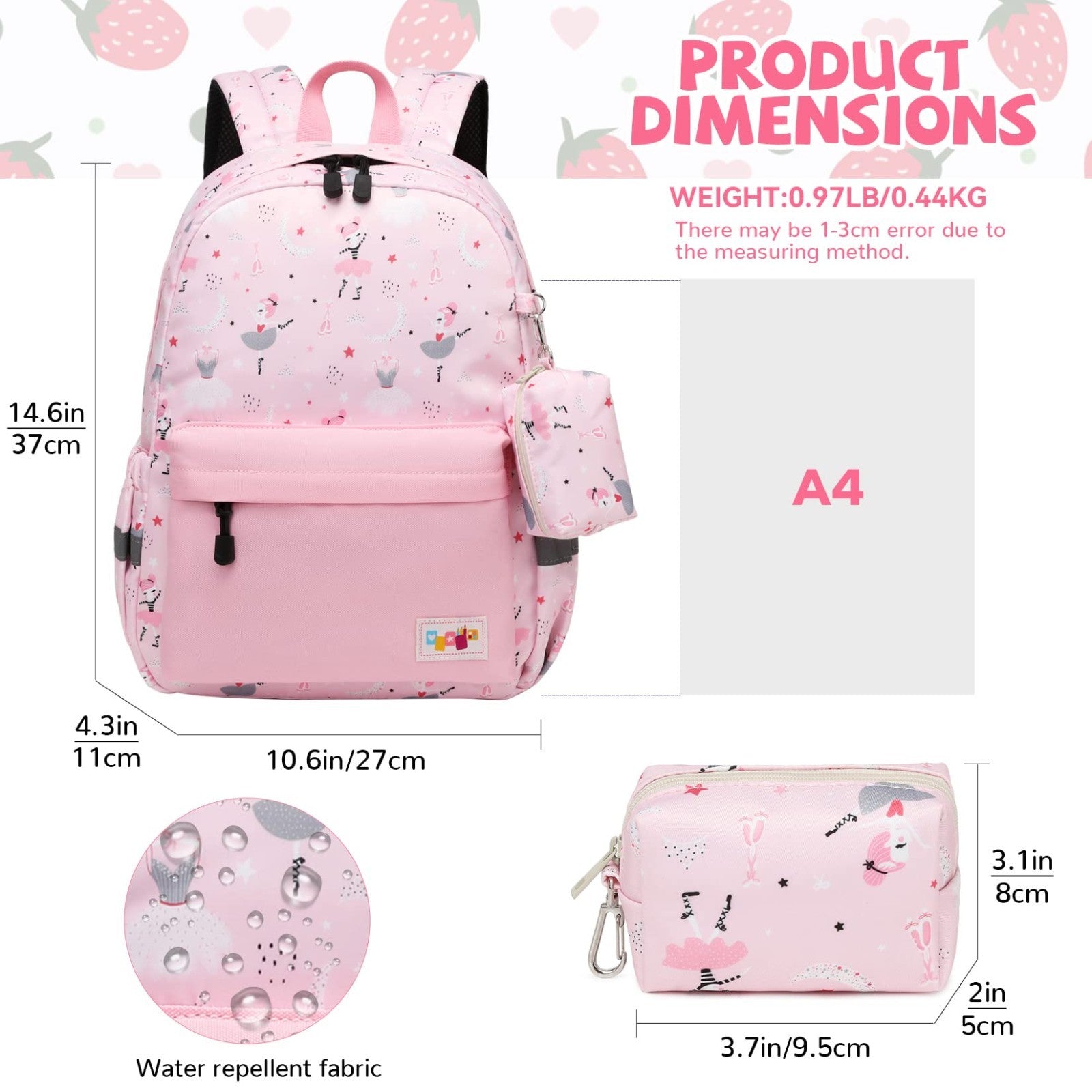Kids Toddler Backpack with Chest Strap   Durable, Lightweight, Unisex Design2