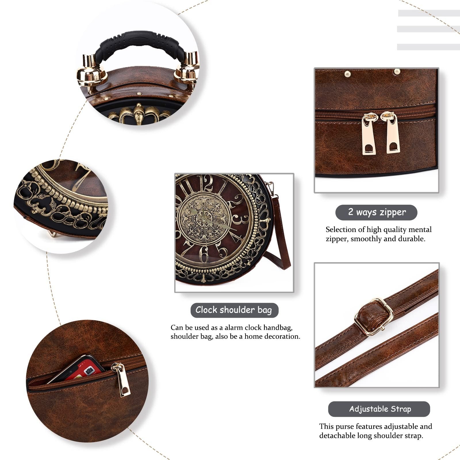 Stylish Crossbody Purse for Women - Fashionable Handbag & Shoulder Bag3