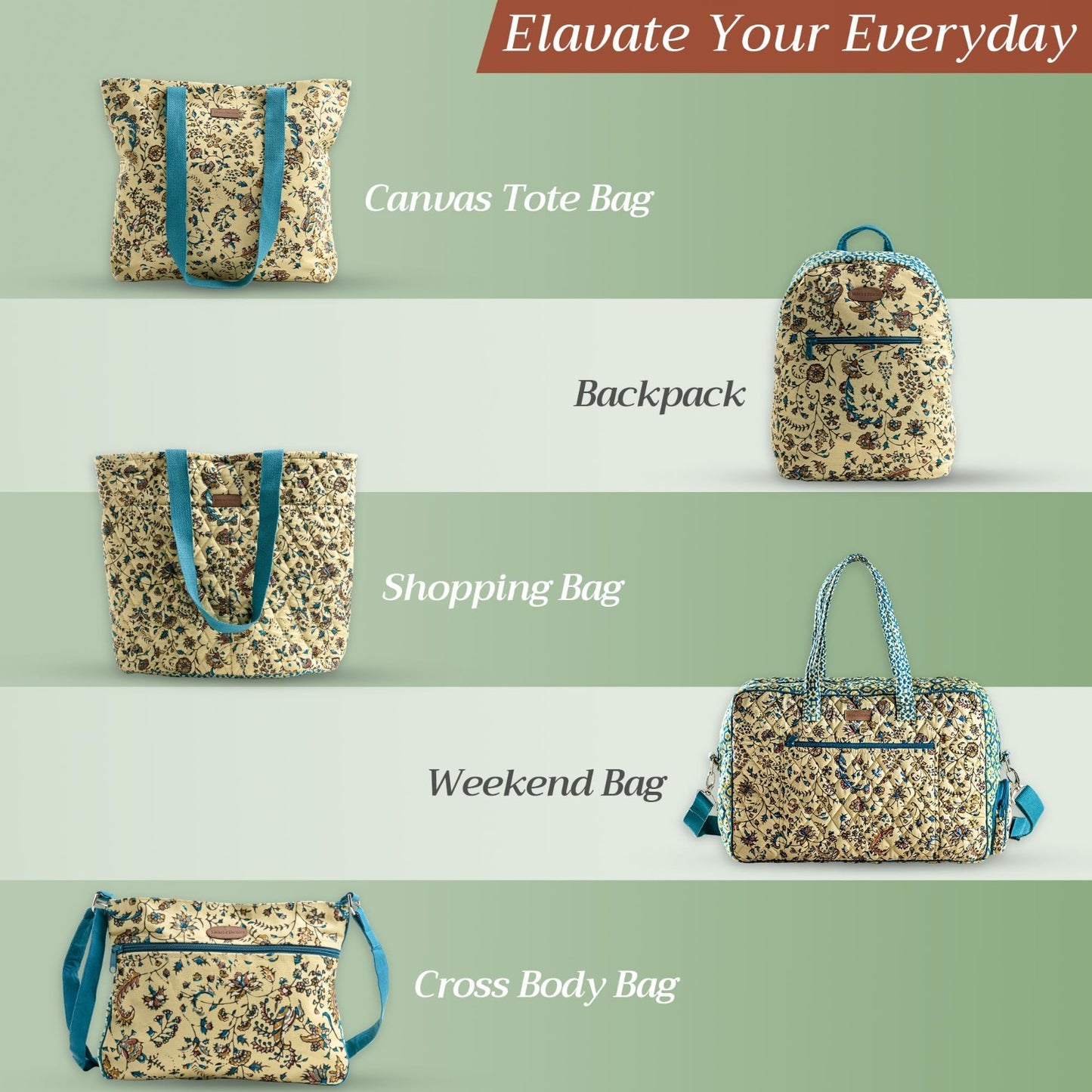 Stylish Women's Cotton Shoulder Bag   Versatile Handbag for Everyday Use5