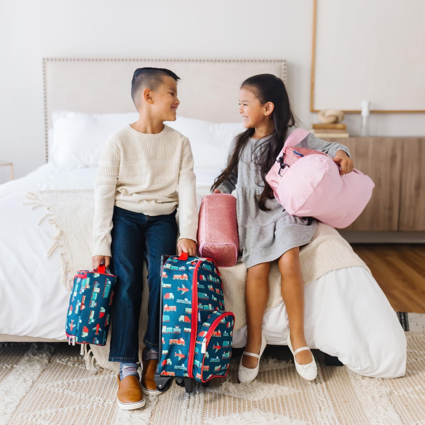 Kids Overnighter Duffel Bag - Carry-On Size, Perfect for School & Sleepovers - G2