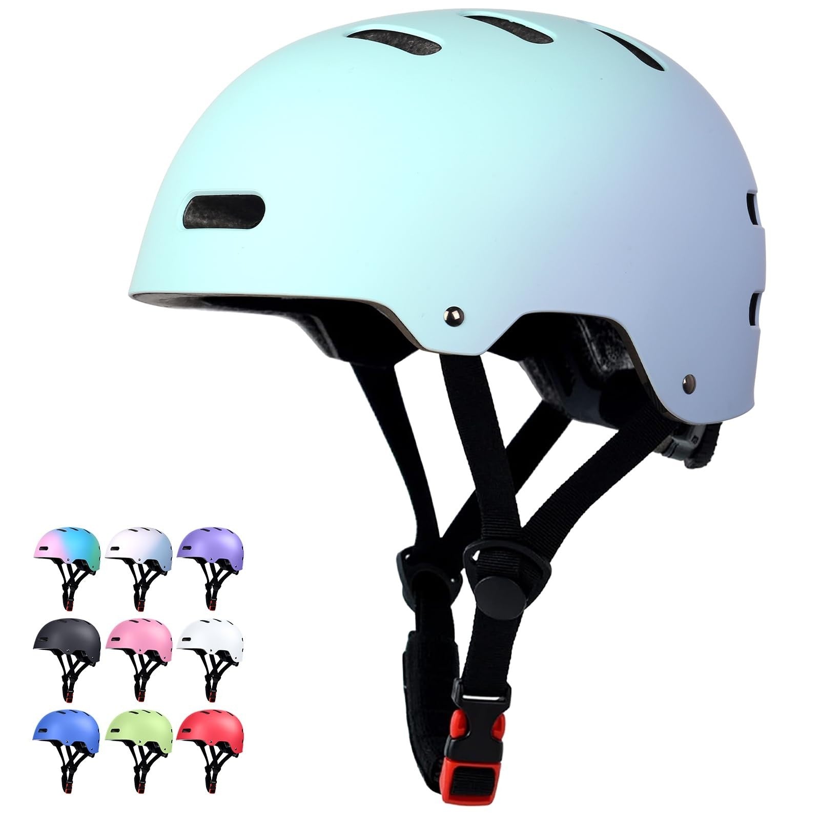 Multi-Sport Helmet for Skateboard, Bike, Scooter - Adjustable, Lightweight, Vent1