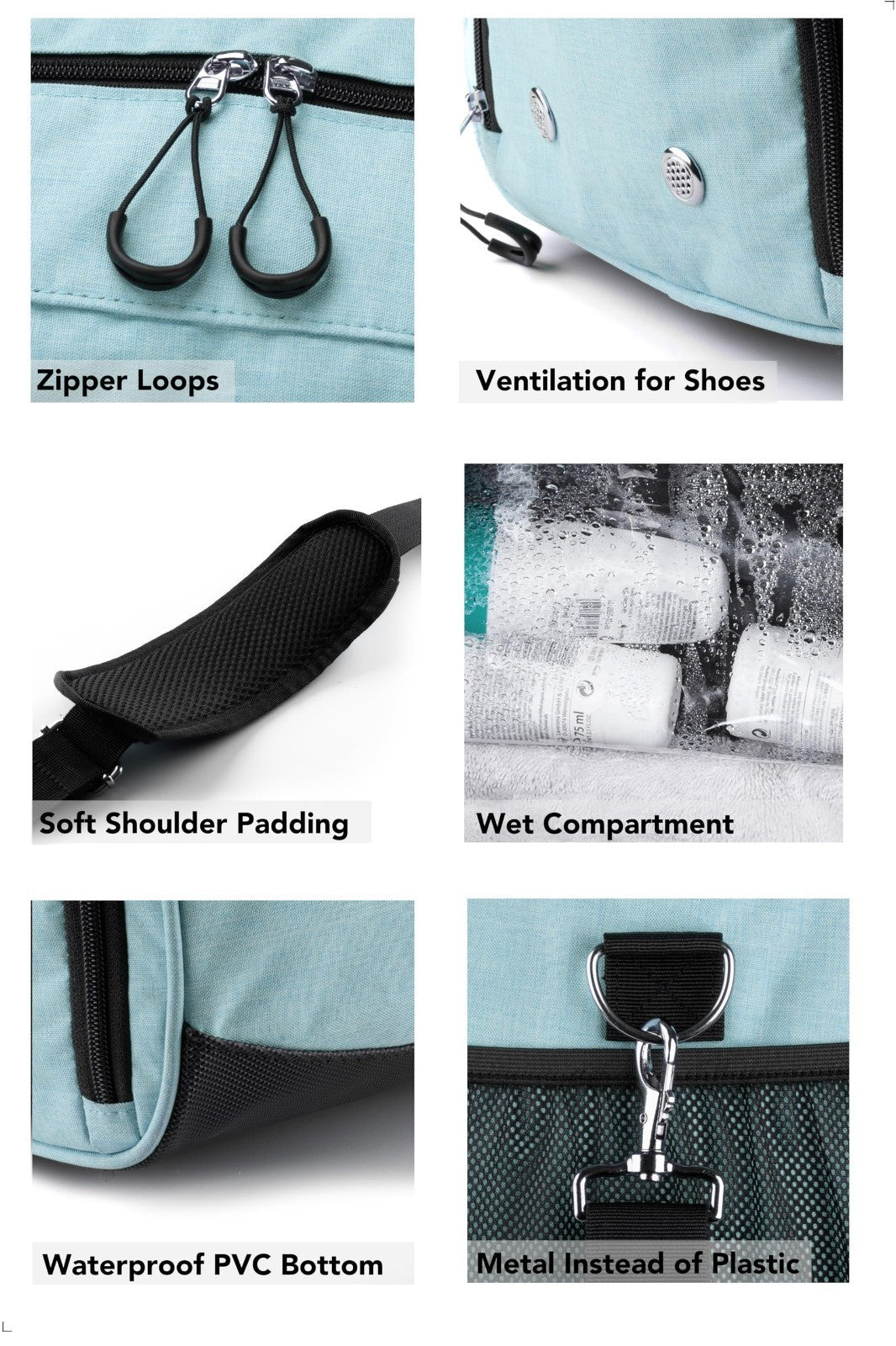 Versatile Gym Duffle Bag with Shoe & Wet Compartment for Travel, Sports & Fitnes2