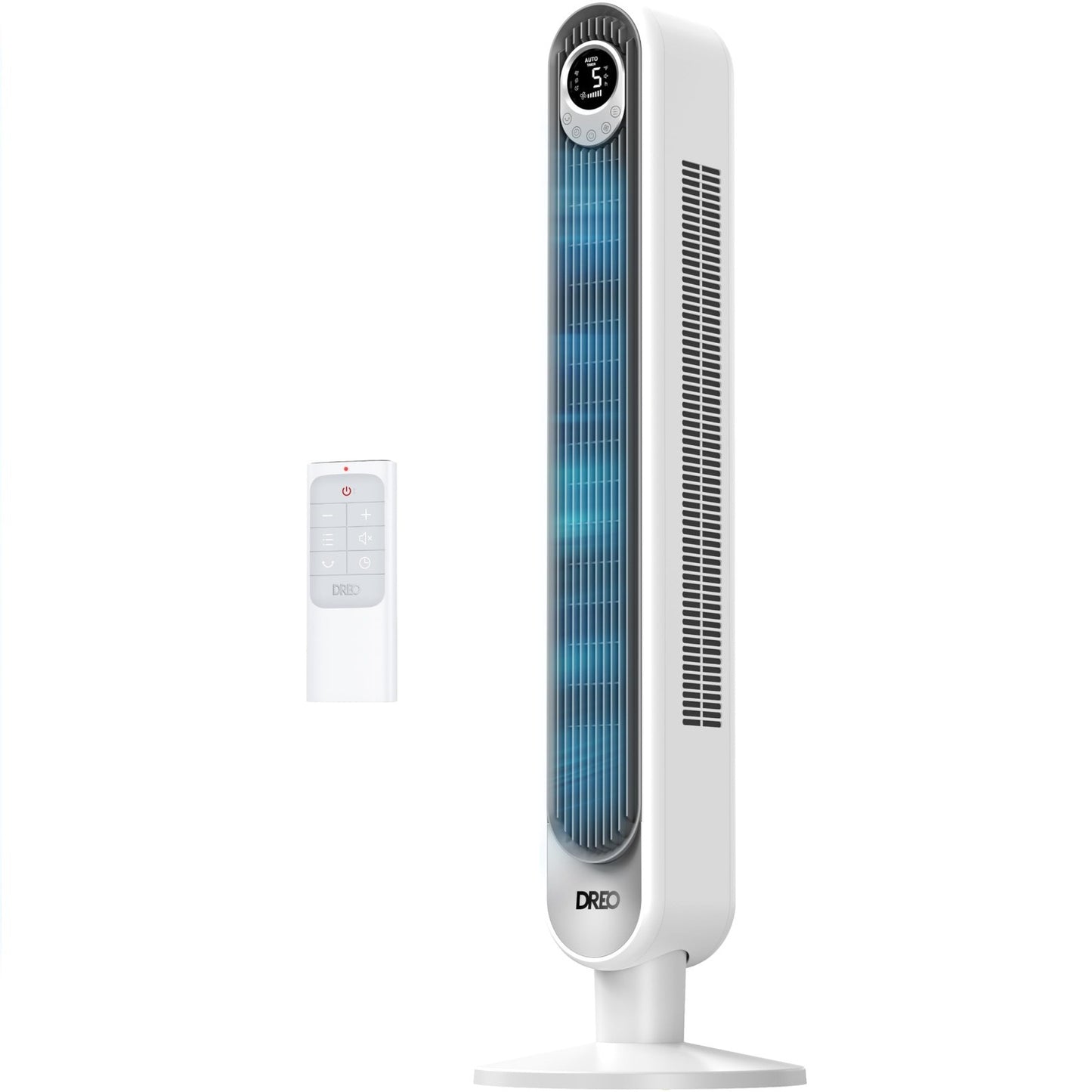 Quiet 42" Tower Fan   High Velocity 28ft/s, 9 Speeds, 4 Modes, 12H Timer, 90° Os1
