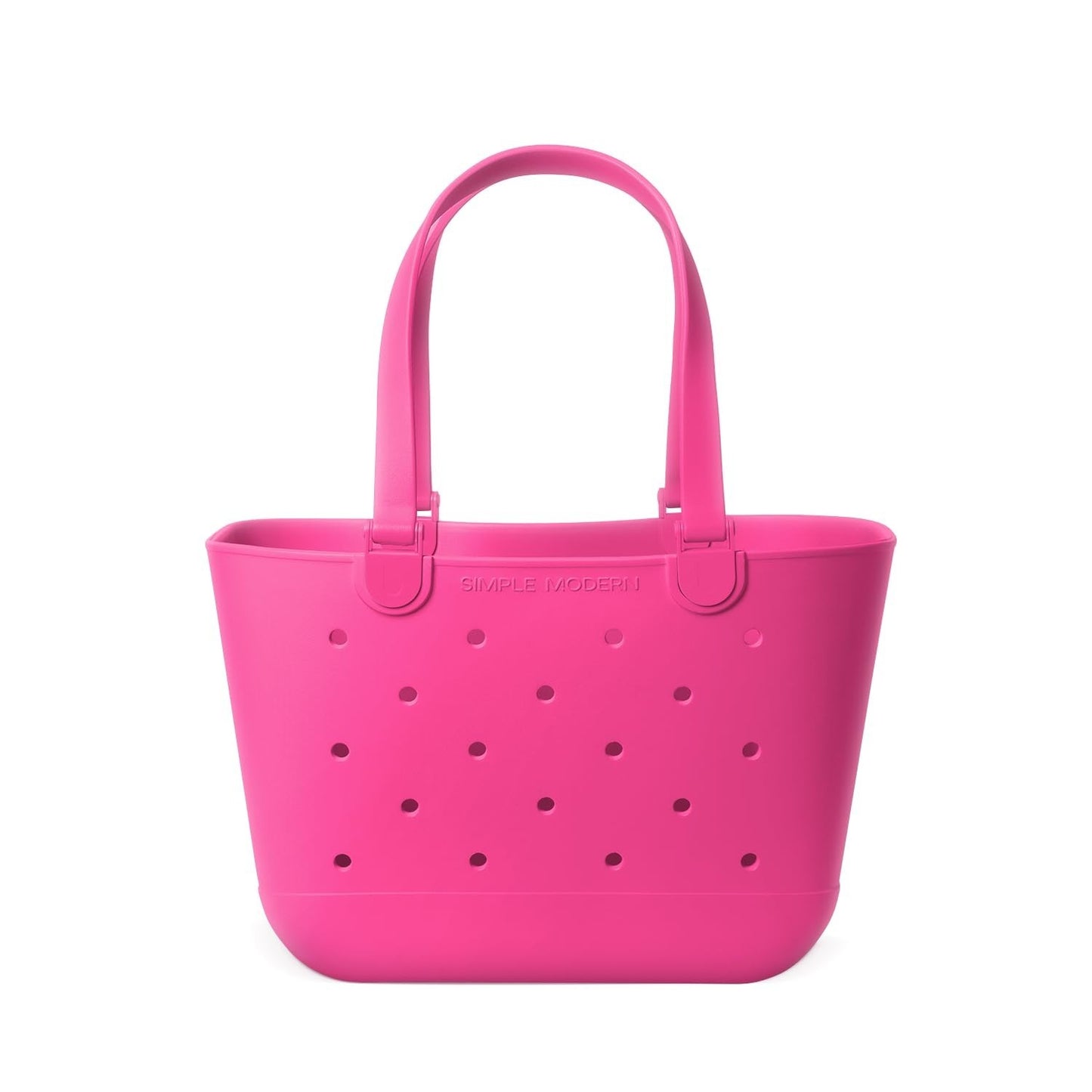 Large Waterproof Pink Beach Tote Bag with Zipper Pocket | Travel, Pool & Grocery1