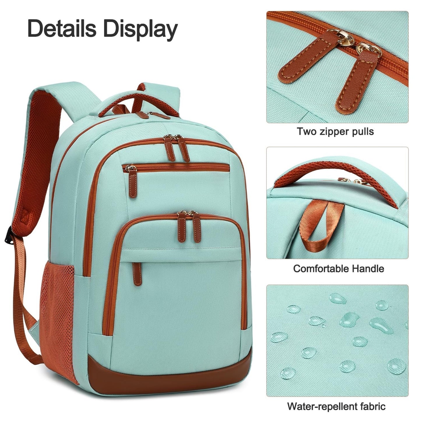 40L Travel Backpack for Men & Women, TSA Approved Carry-On, Fits 17" Laptop, Lig5