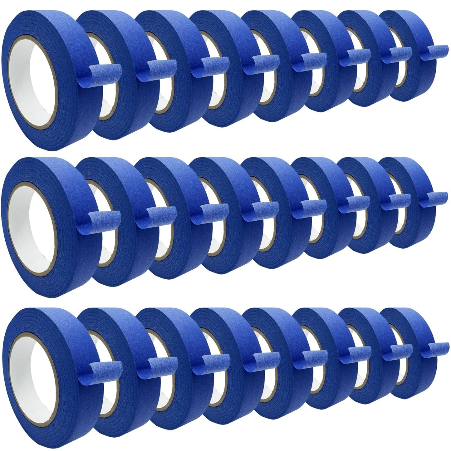 Multi Surface Blue Masking Tape   24 Rolls, Easy Removal Painters Tape, 1442.4yd1