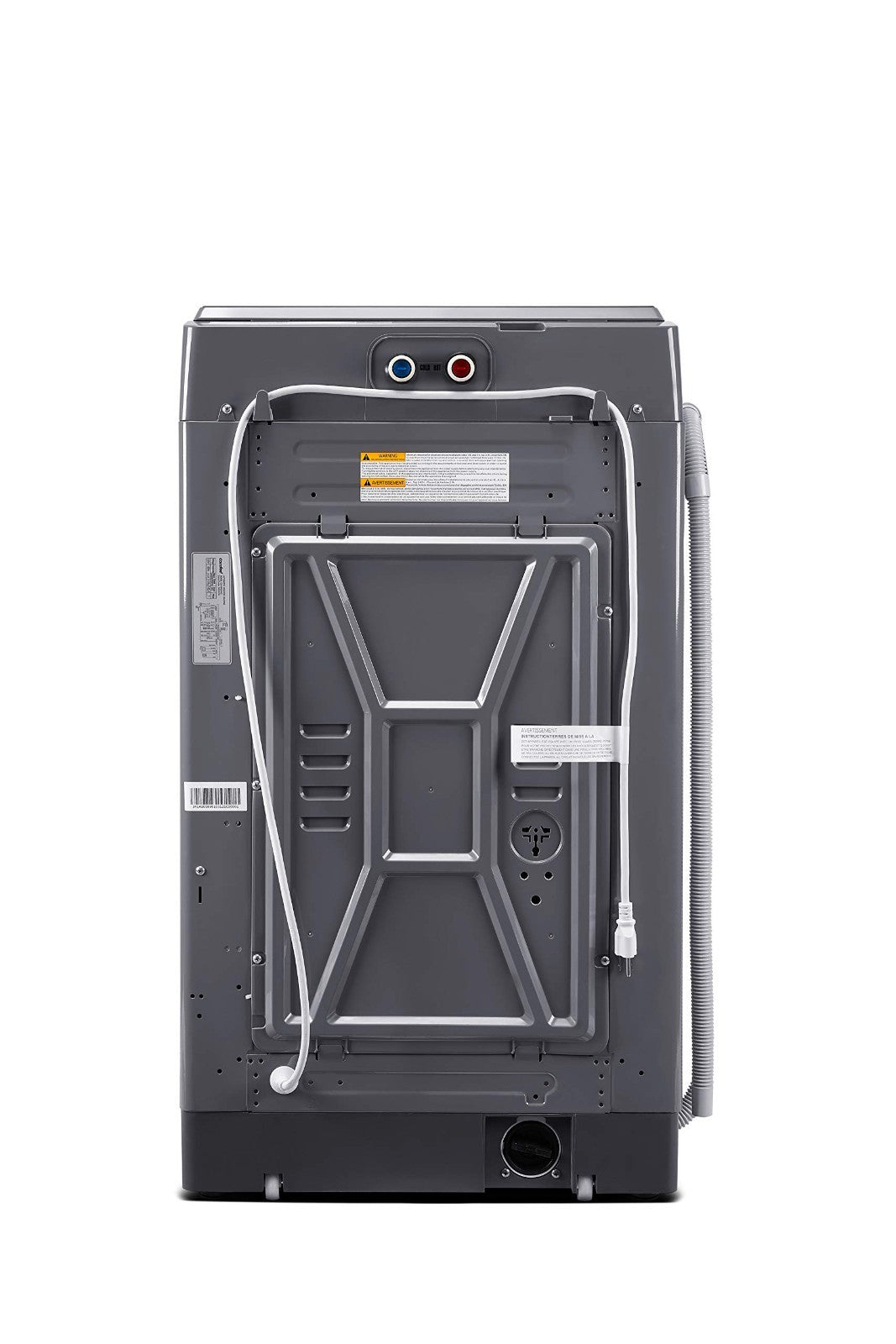 Portable 1.6 Cu.ft Compact Washing Machine, 11lbs Capacity, Fully Automatic, 6 W4