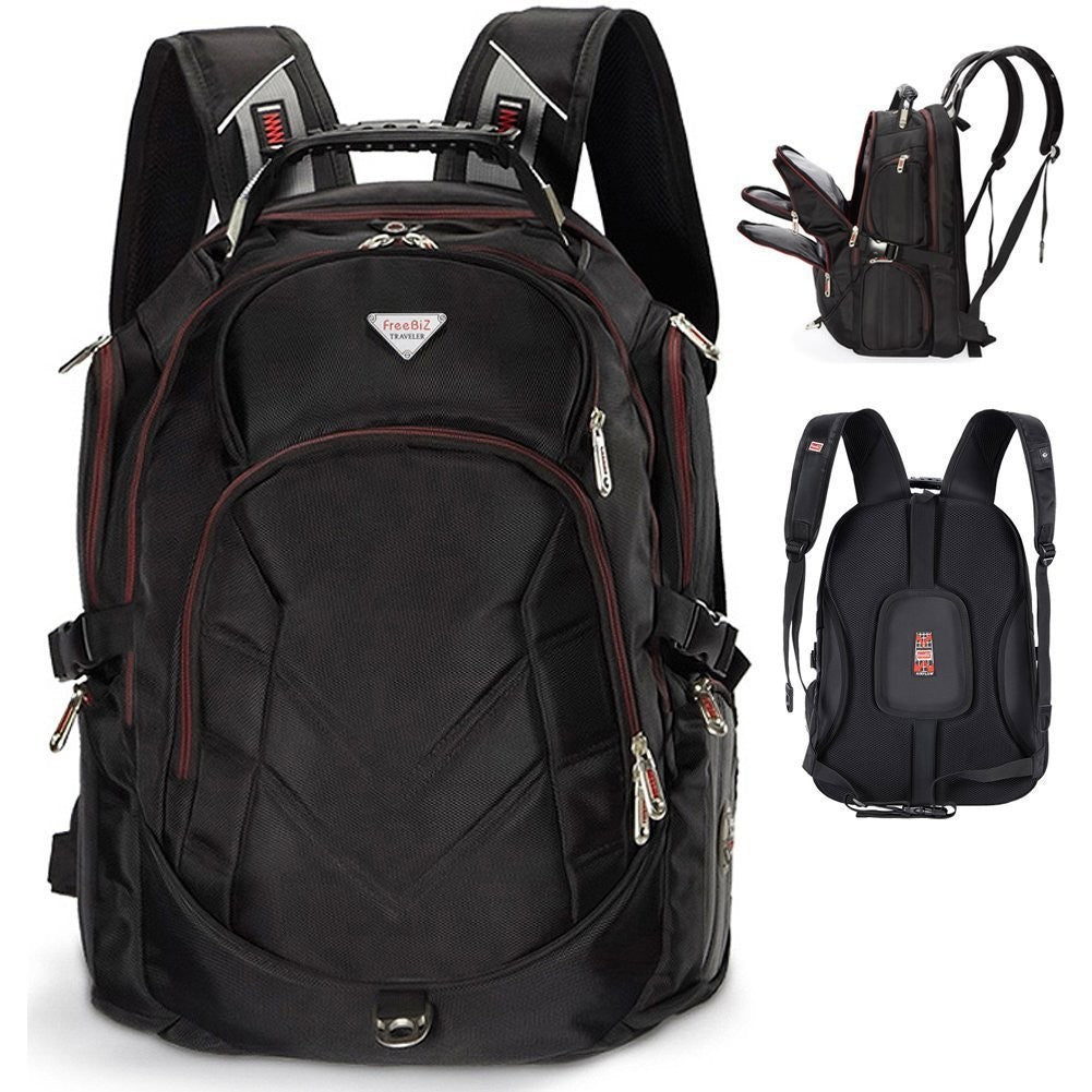 Large 18.4" Laptop Backpack for Gaming Laptops   Fits Dell, Asus, MSI, HP   Blac1