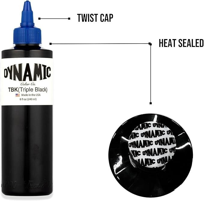 Dynamic Color Co Triple Black Ink Bottle 8oz2