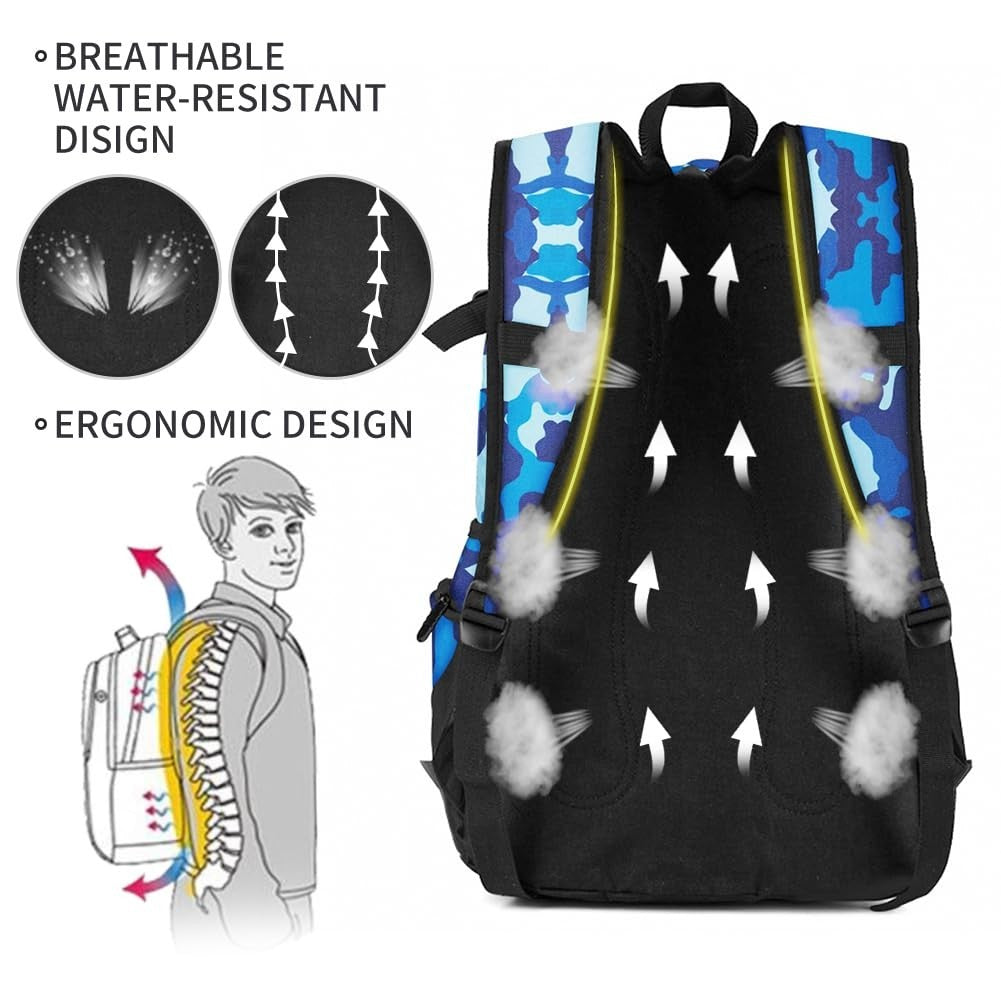 Lightweight School Backpack Travel Bag for Men & Women   College & Travel Use3