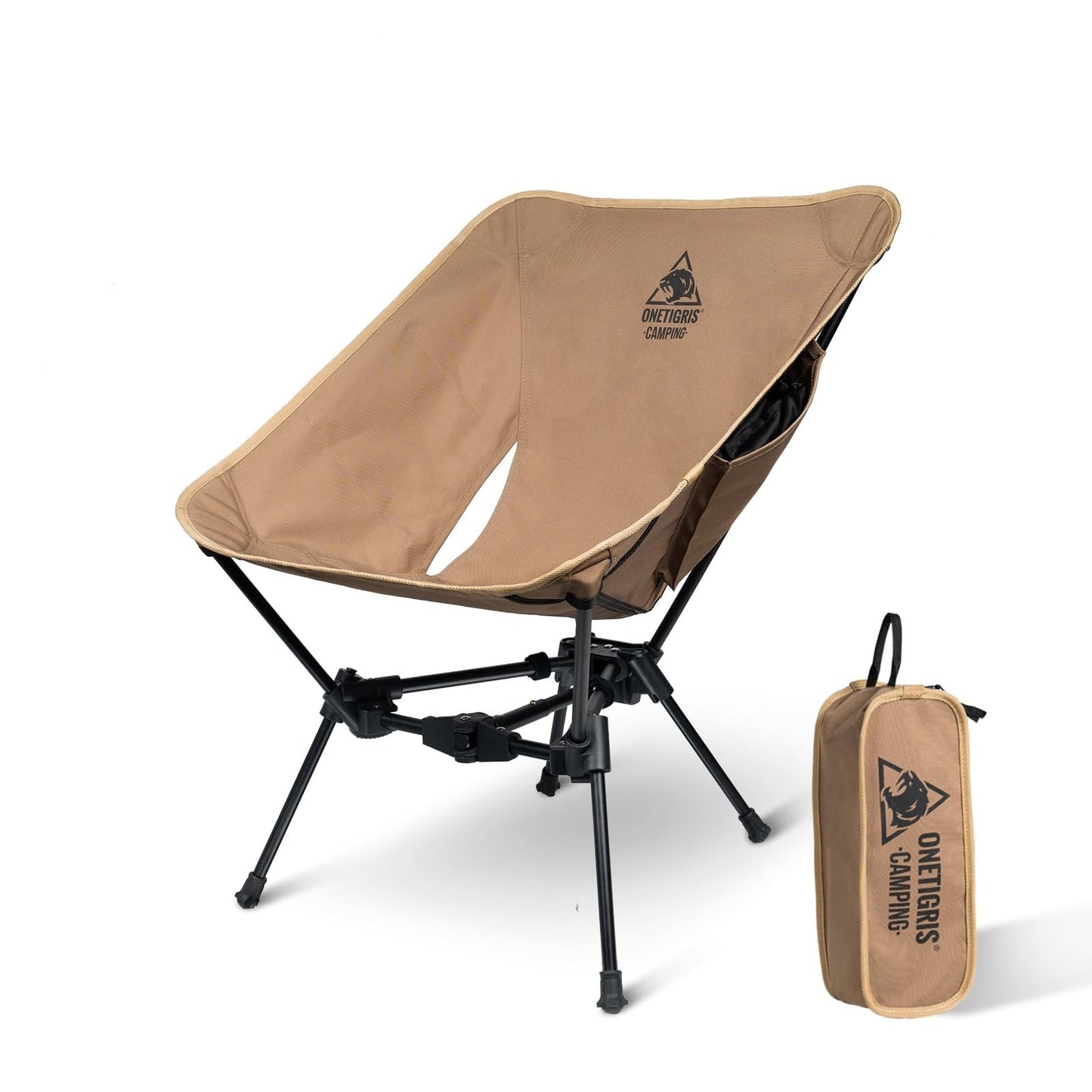 Lightweight Folding Camping Chair - Portable Backpacking Seat, 330 lbs Capacity1