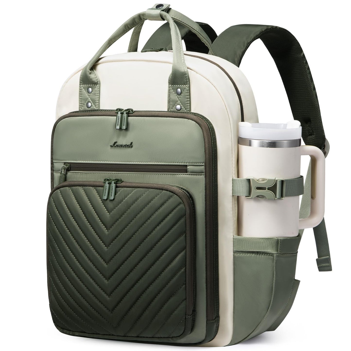 Stylish Water Resistant Laptop Backpack for Women   Travel, Work, Teacher, Nurse1