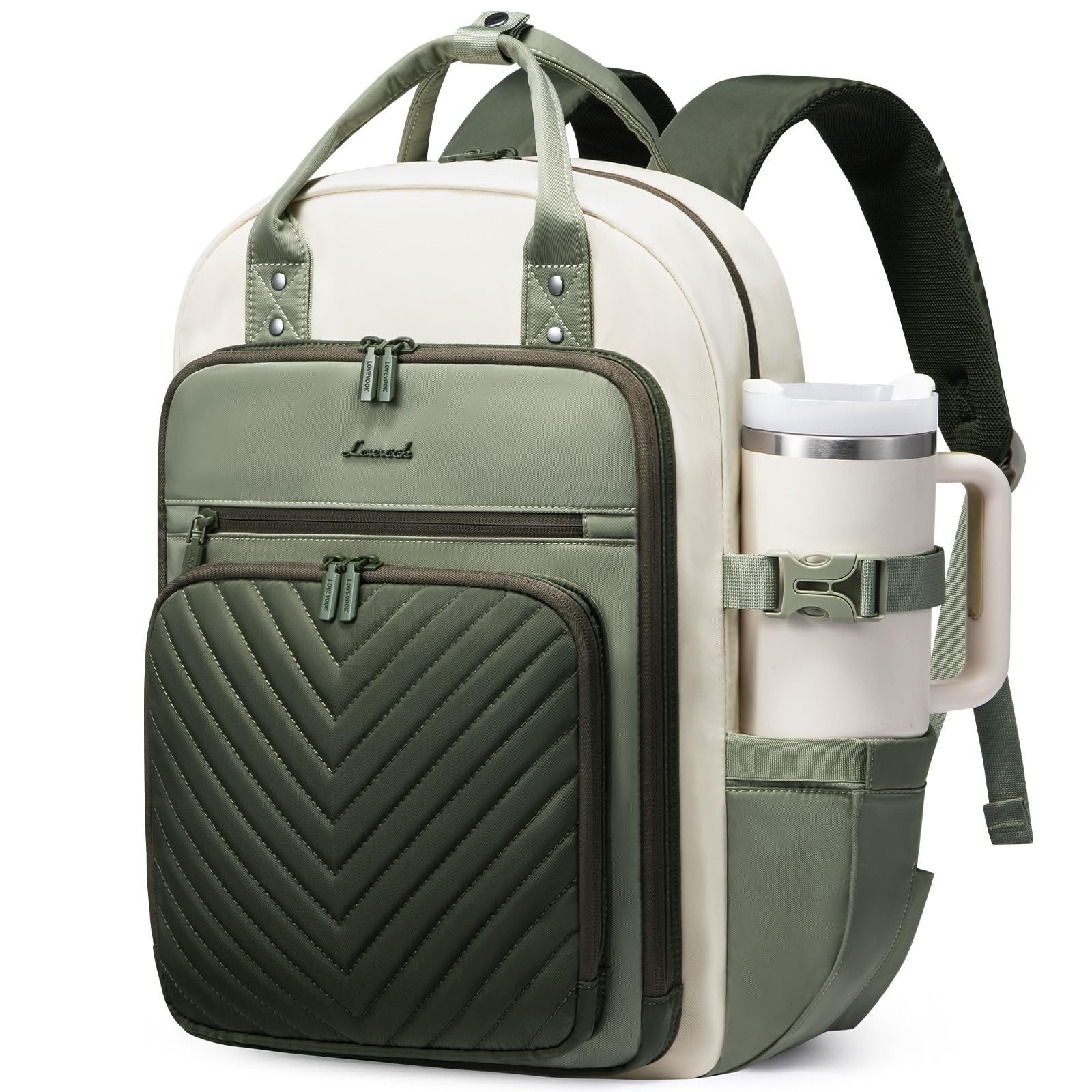 Stylish Water Resistant Laptop Backpack for Women   Travel, Work, Teacher, Nurse1