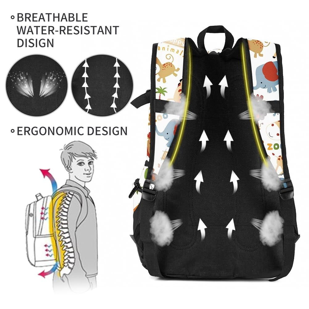 Lightweight School Backpack Travel Bag for Men & Women   College & Travel Use3