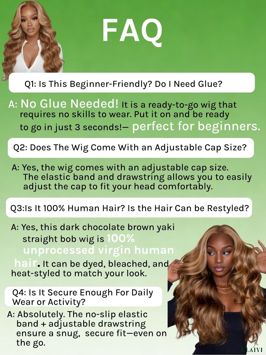 20-Inch Honey Blonde Highlight Body Wave Lace Frontal Wig - Glueless, Pre-Plucke5
