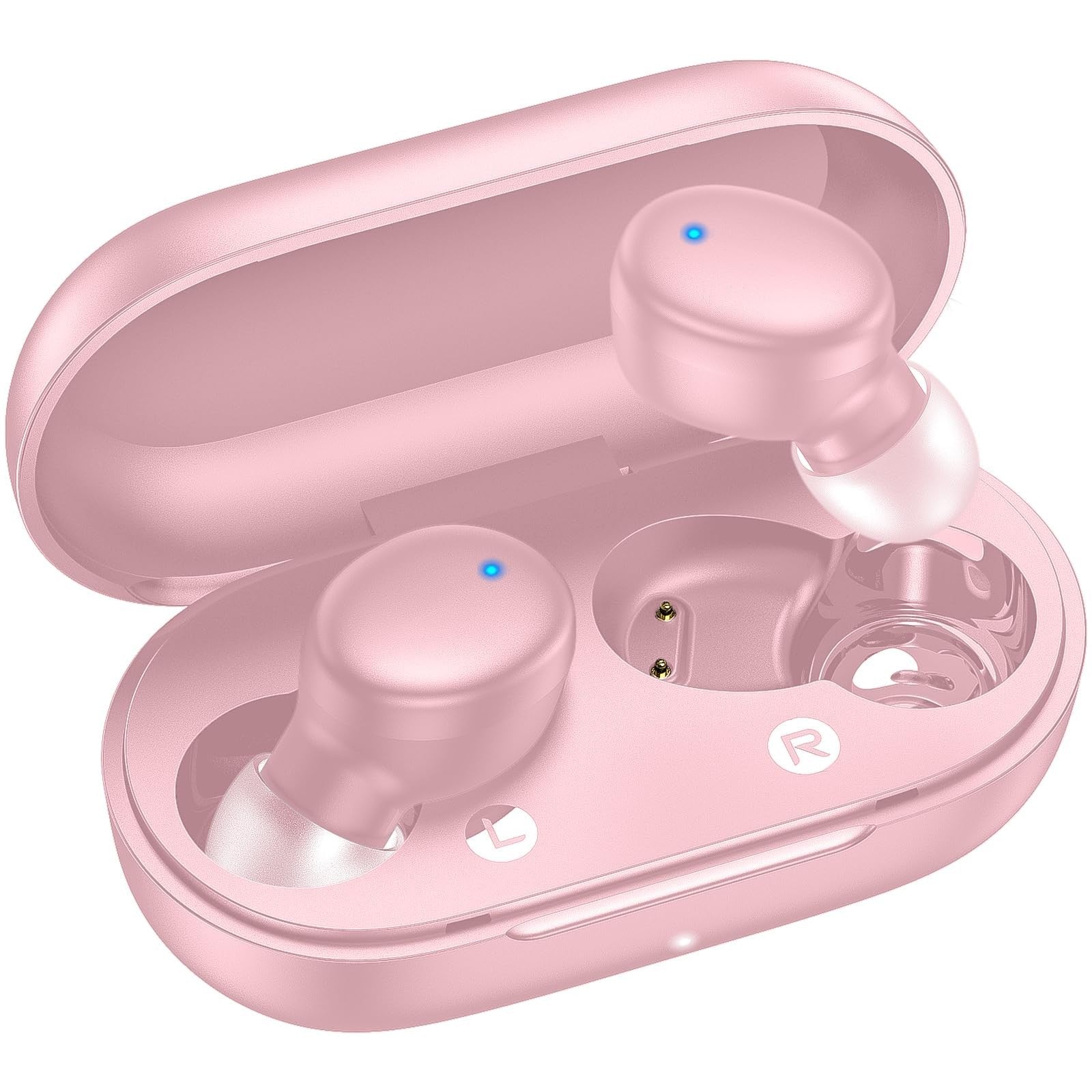 Wireless Earbuds Bluetooth 5.3   Lightweight In Ear Headphones, Premium Sound, B1