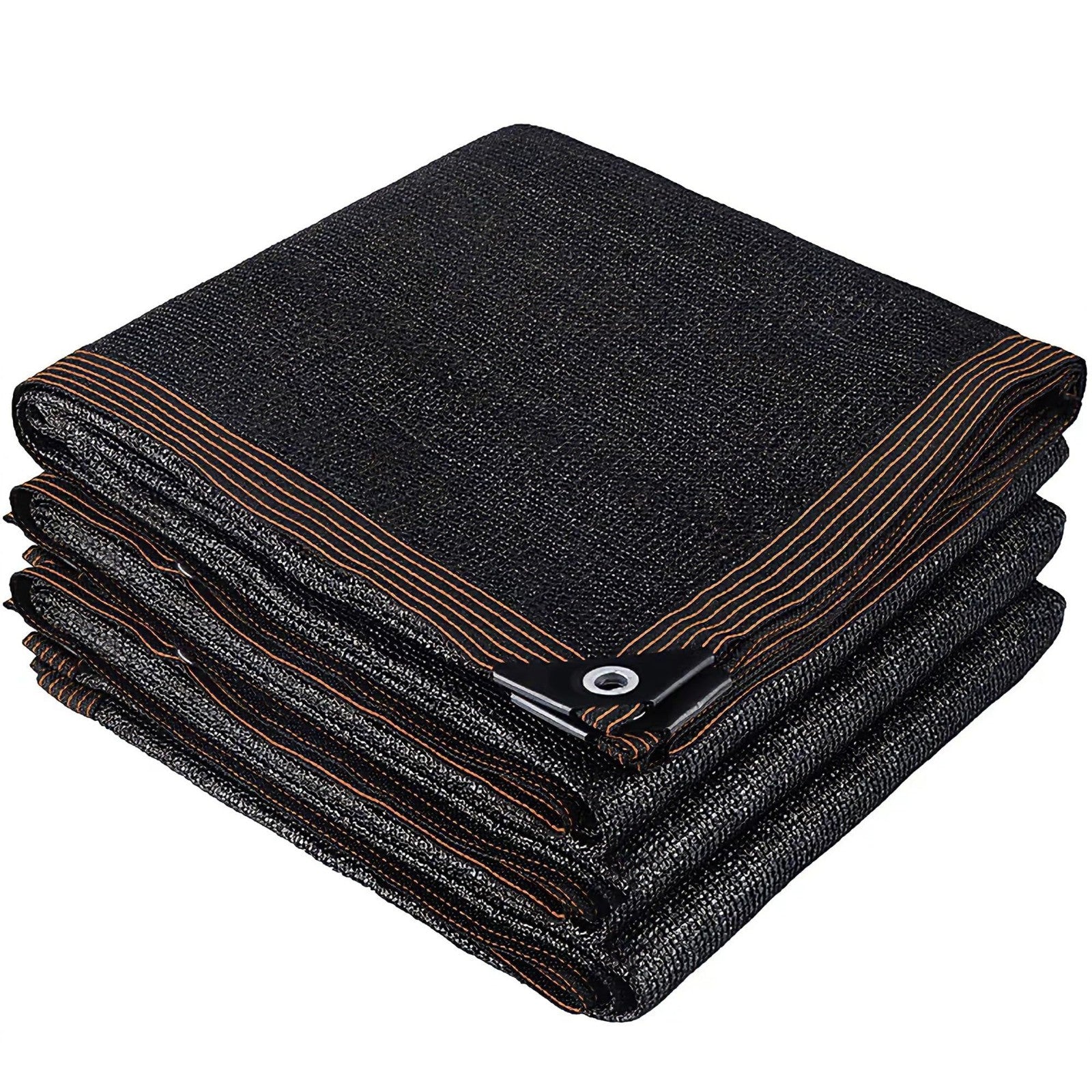 70% Black Shade Cloth 8x12 FT Durable Mesh Tarp with Grommets for Garden, Greenh1