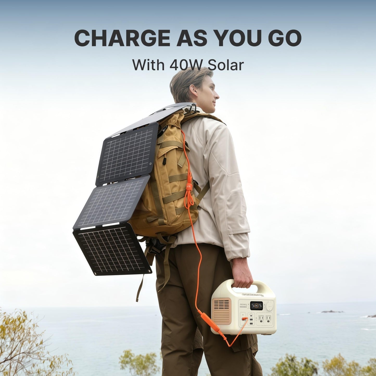 Portable Power Station 292Wh Backup Battery, Solar Generator for Camping, Travel5