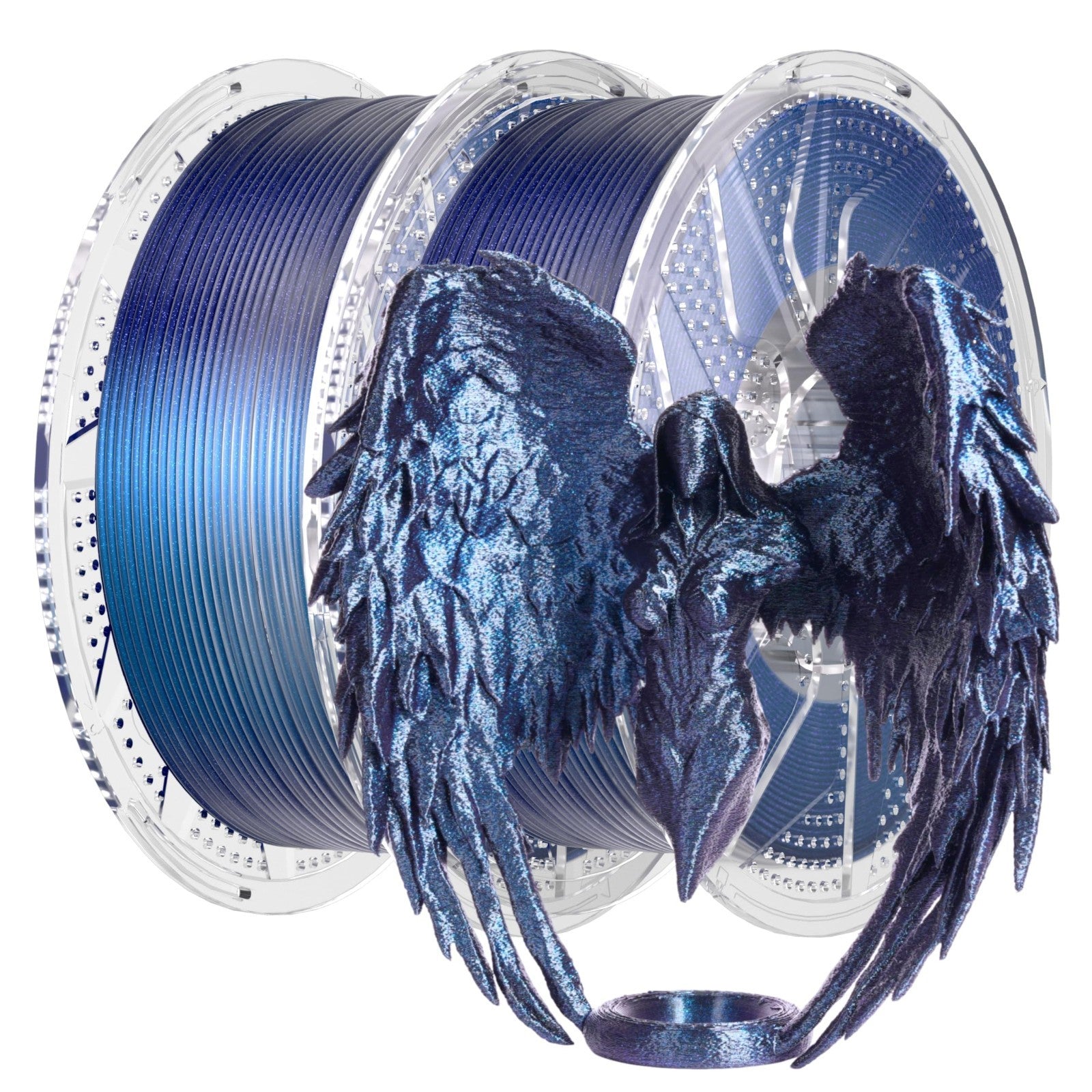 2KG Color Changing PLA Filament - Burnt Titanium, Chameleon 3D Printer Spool1