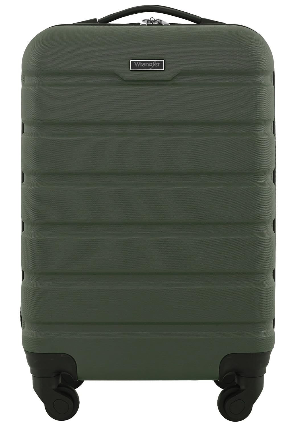22" Hardside Spinner Carry-On Luggage, Lightweight Travel Bag, Olive Green1
