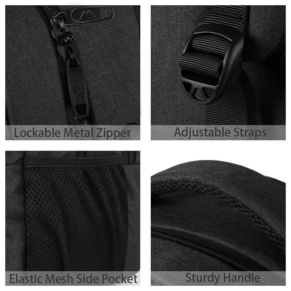 15.6" Business Laptop Backpack, Travel Work Bag for Men & Women, Durable & Styli3