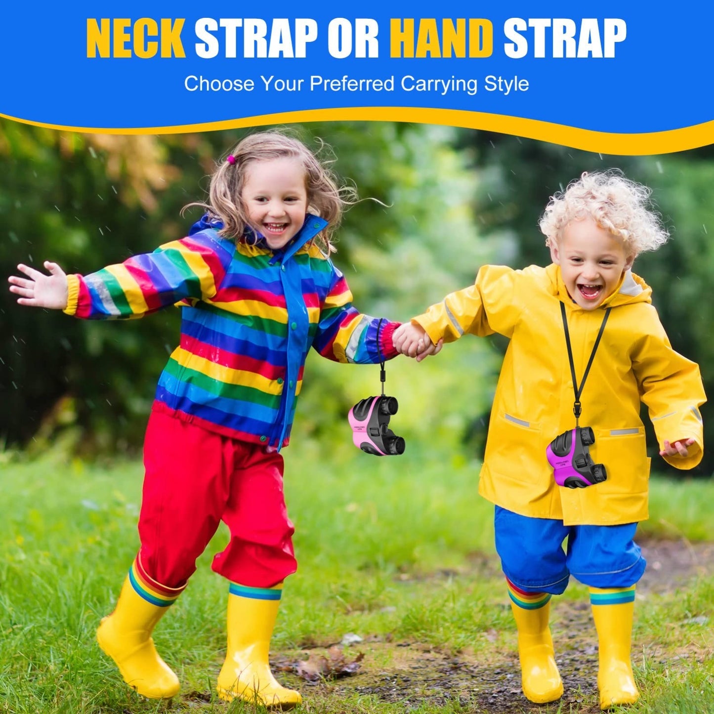 Compact High Resolution Shockproof Binoculars for Kids   Perfect for Outdoor Adv5