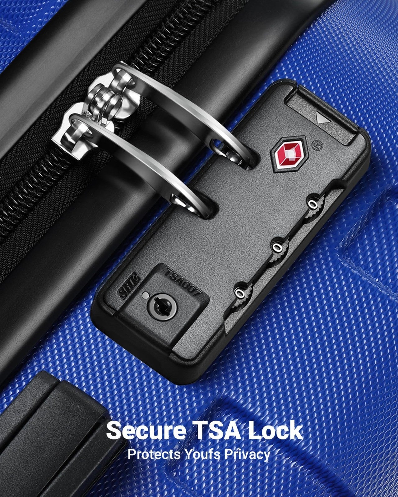 2-Piece Hard Shell Luggage Set with Spinner Wheels, TSA Lock, 20" & 28" Carry-On6