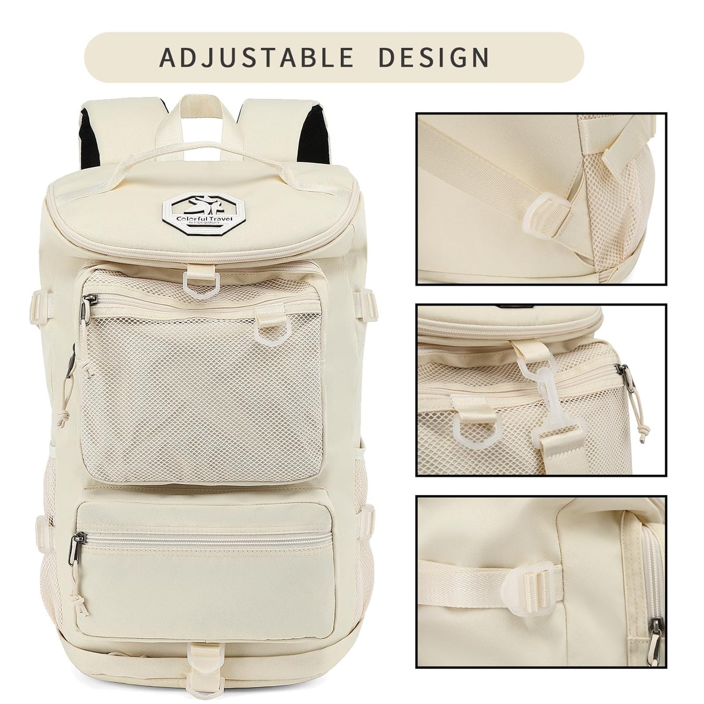 Waterproof Gym Duffel Backpack with Shoe Compartment, 4 Carry Methods, Sports &4