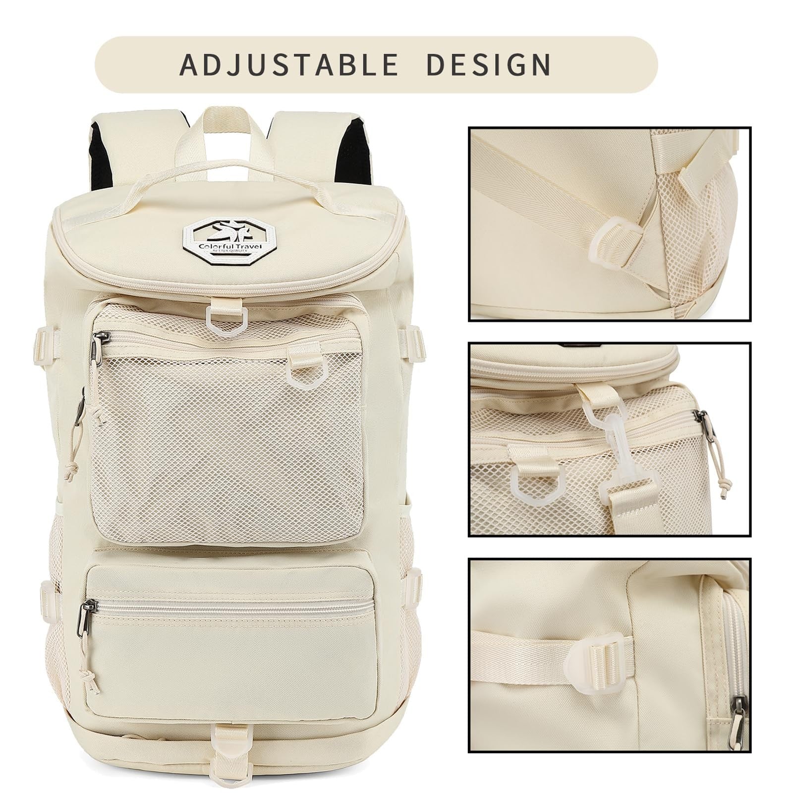 Waterproof Gym Duffel Backpack with Shoe Compartment, 4 Carry Methods, Sports &4