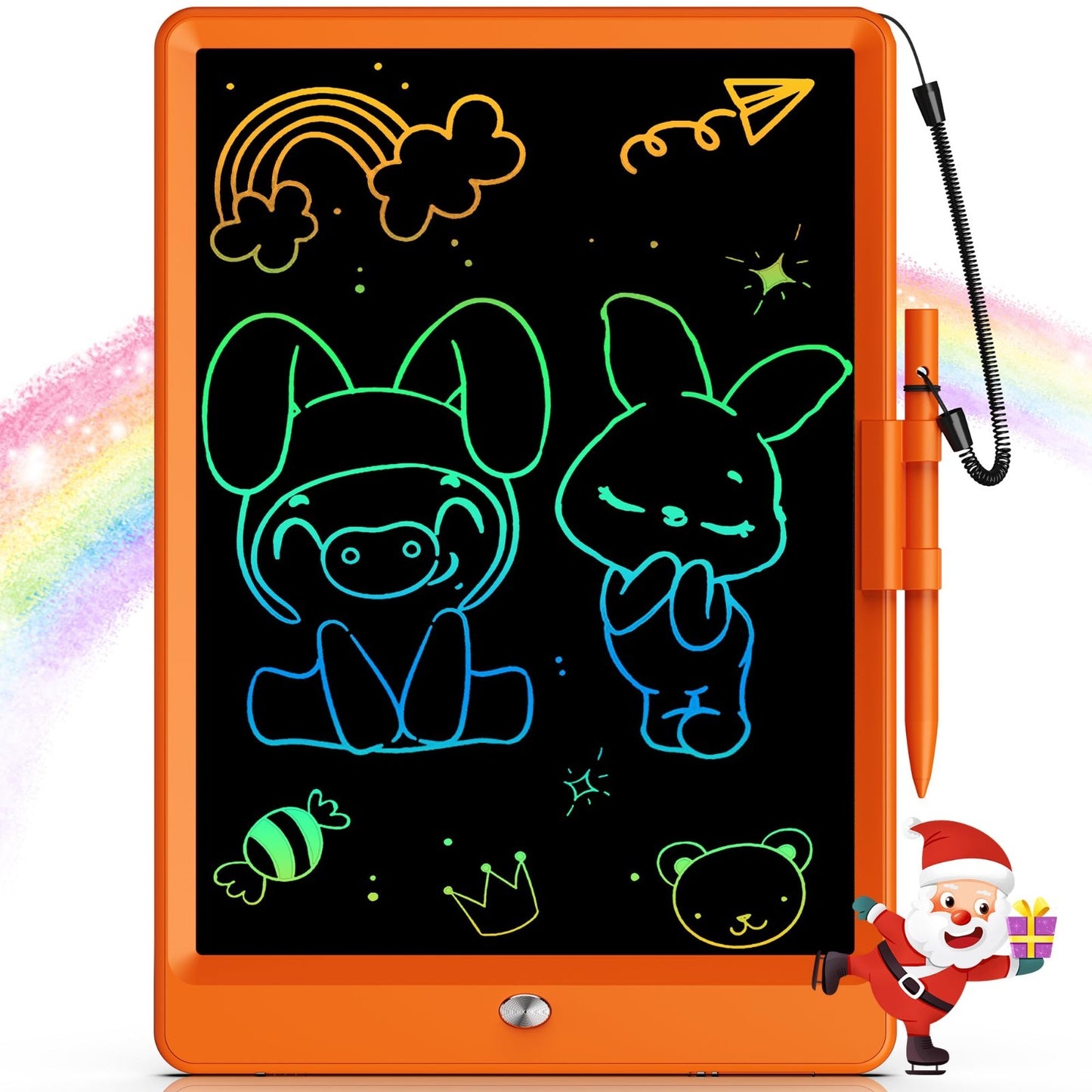 10" LCD Writing Tablet for Kids 3 8   Doodle Board, Electronic Drawing Pad, Gift1