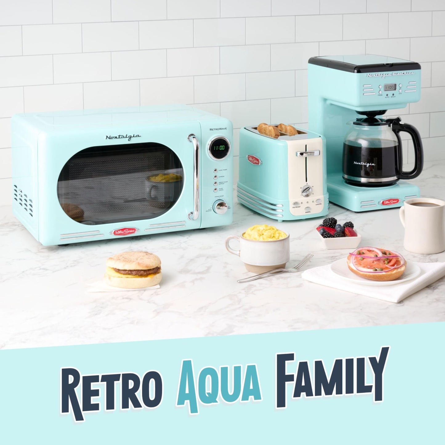 Wide 2 Slice Toaster for Bread, Bagels & Muffins   5 Browning Levels, Aqua6