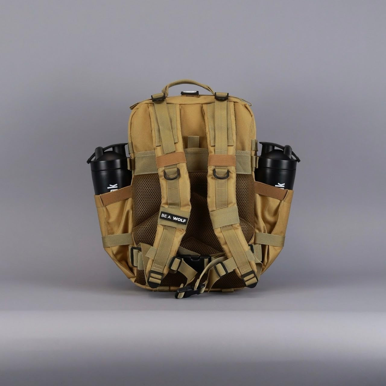 Durable 35L Waterproof Gym Backpack   1000D Oxford, MOLLE Webbing, Laptop Pocket9