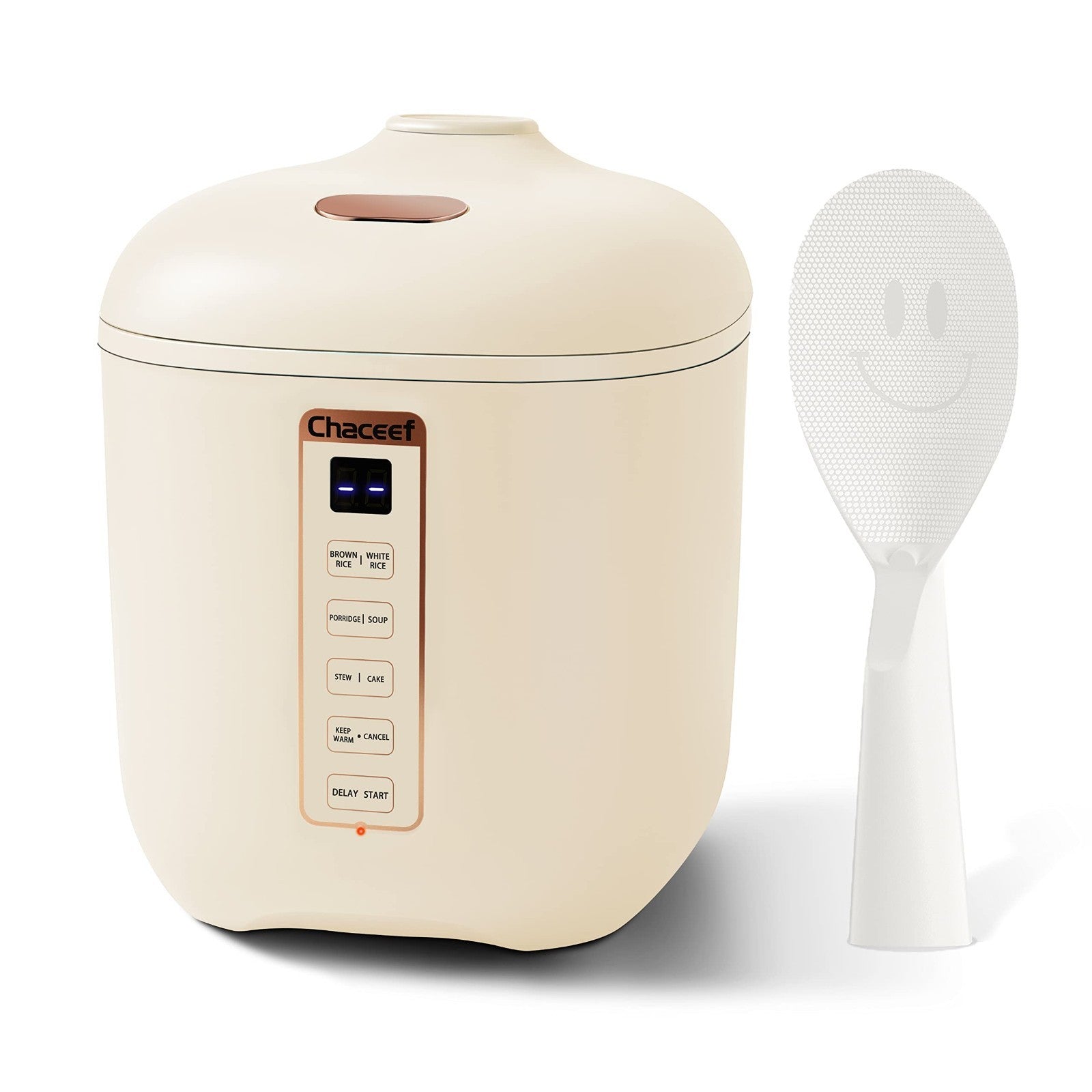 Compact 2-Cup Rice Cooker, Portable Non-Stick Travel Rice Maker, BPA-Free, Timer1