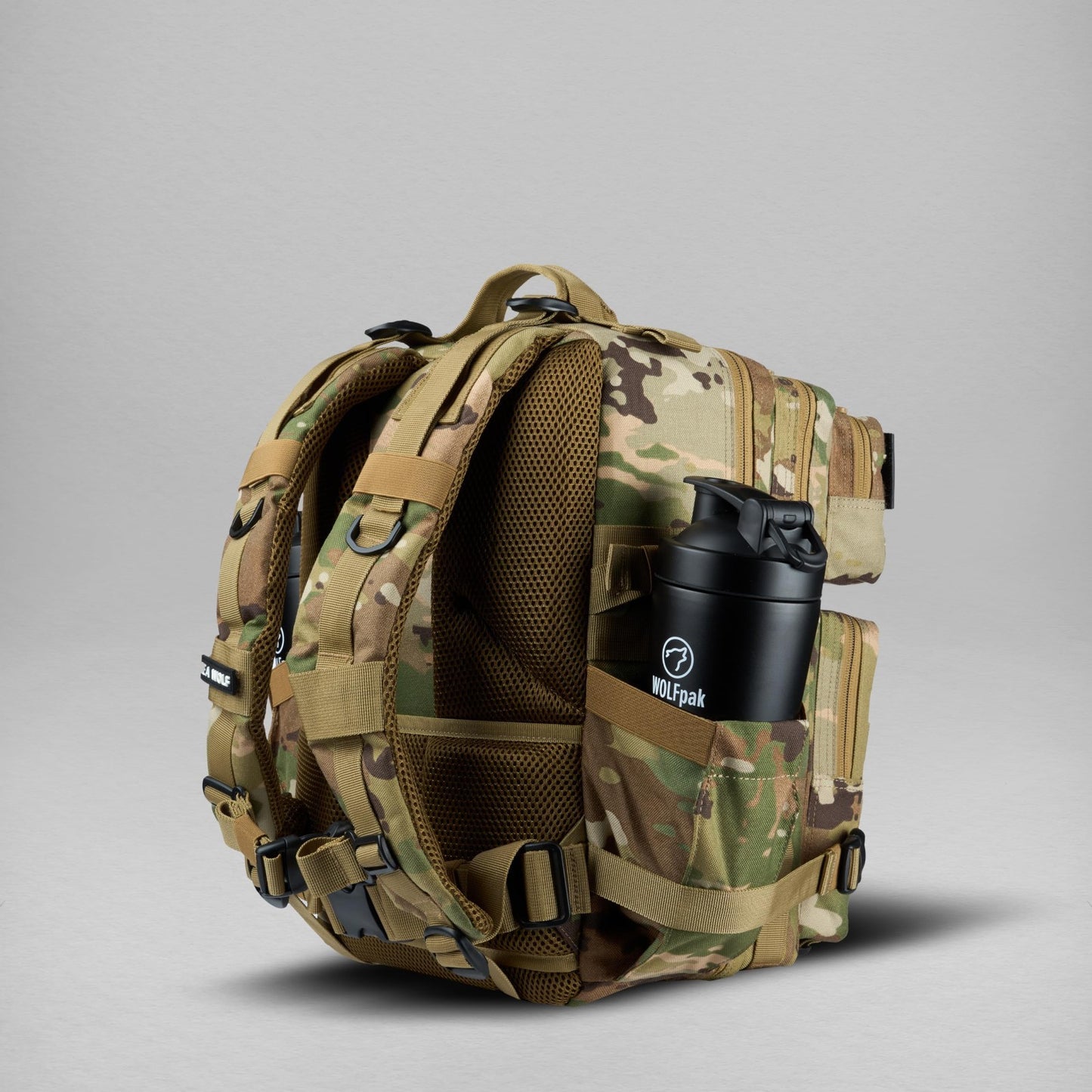 Durable 25L Waterproof Gym Backpack   1000D Oxford, MOLLE Webbing, Laptop Pocket5