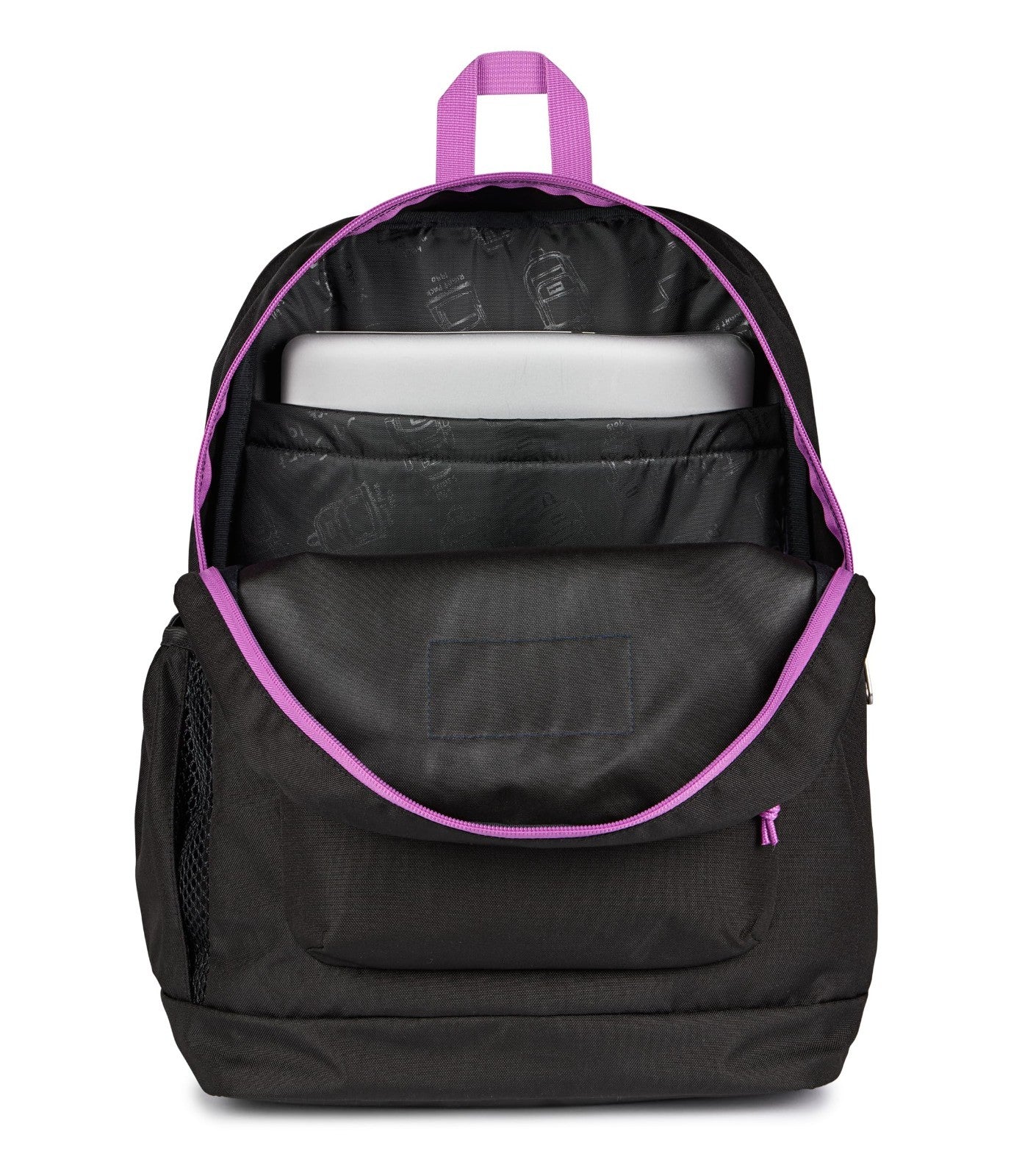 26L Cross Town Plus Backpack   Stylish Pop Art Pansies, Durable, Lightweight, Sc3