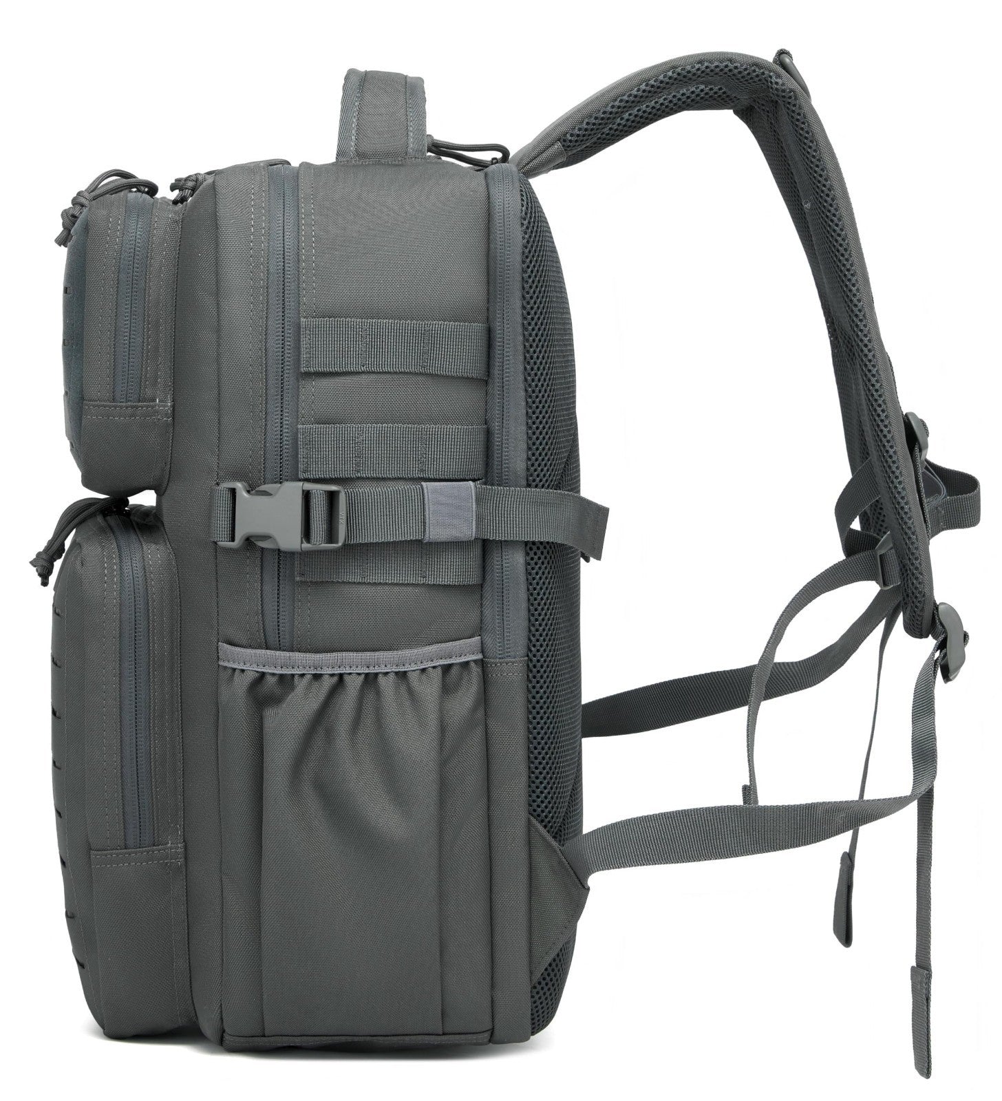 Waterproof Military Tactical Backpack 30L, 3 Day Assault Pack, MOLLE Design, Bla3