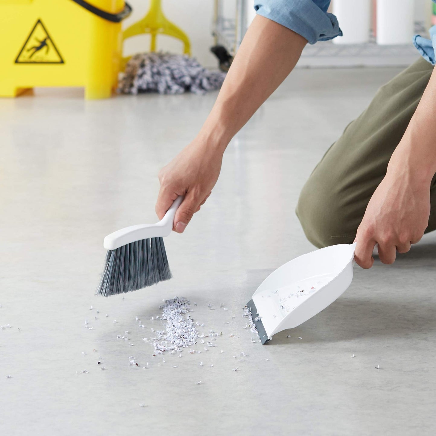 Mini Dustpan and Brush Set - Portable Cleaning Tool for Indoor/Outdoor Use, Gray6