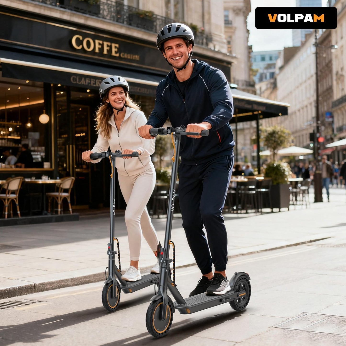 Powerful Electric Scooter 350W/500W Motor, 19MPH Speed, 21-28 Miles Range, Foldi8