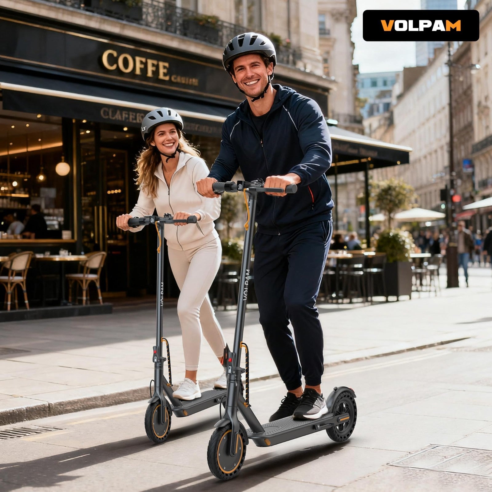 Powerful Electric Scooter 350W/500W Motor, 19MPH Speed, 21-28 Miles Range, Foldi8