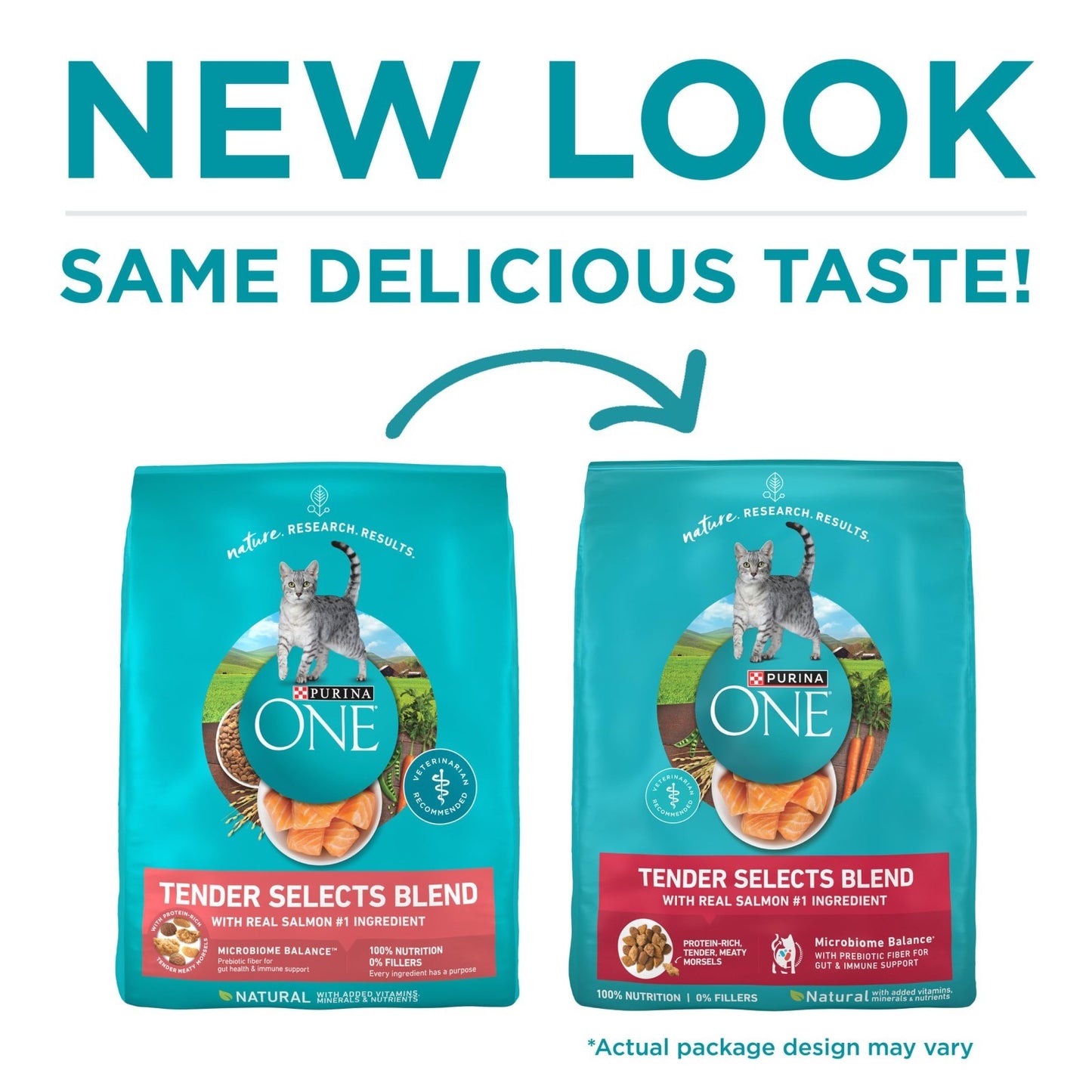 Tender Selects Dry Cat Food with Salmon, 7 lb   High Protein, Natural Ingredient2