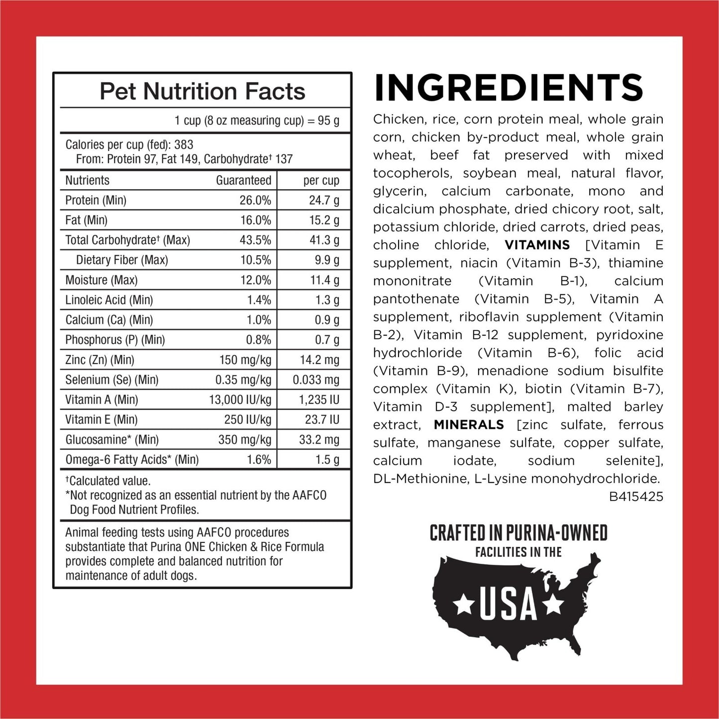 Premium Chicken & Rice Dry Dog Food, 8 lb Bag   High Protein, Healthy Nutrition6