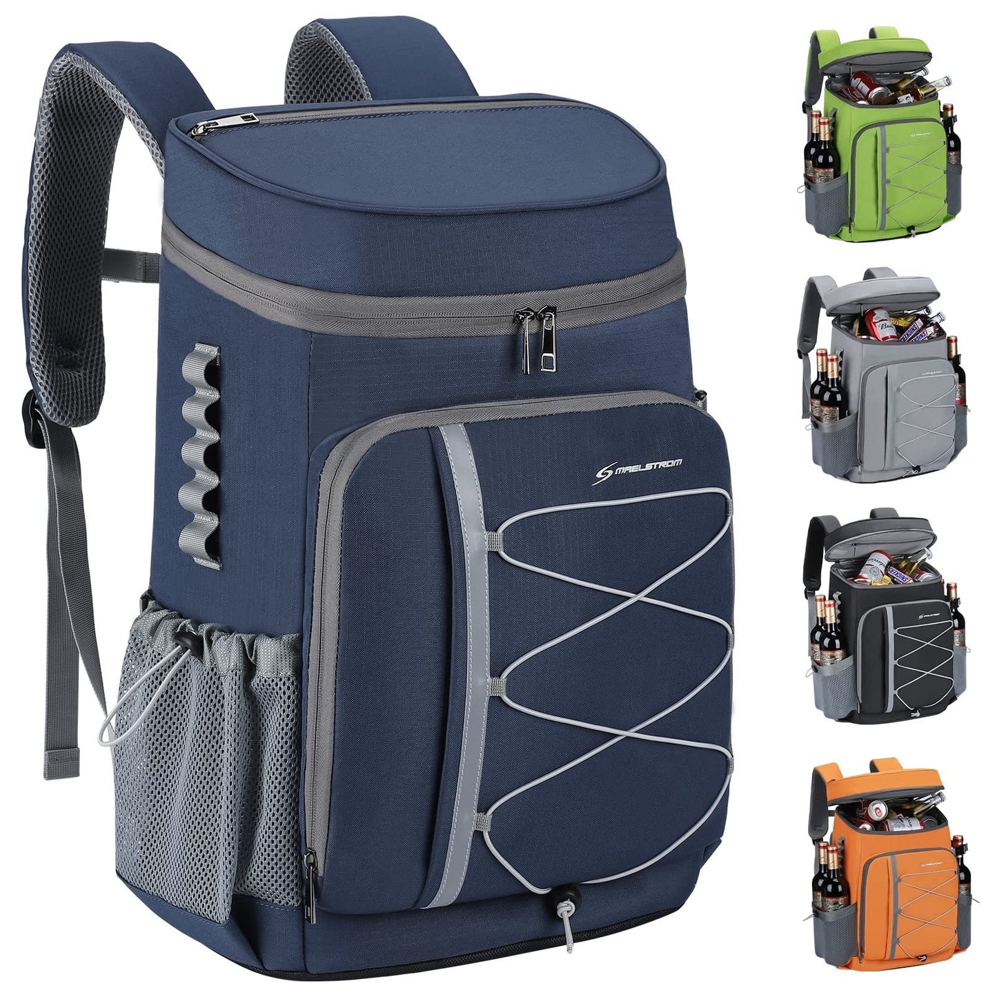 Insulated Soft Cooler Backpack - 35/50 Can Capacity for Camping, Hiking & Beach1